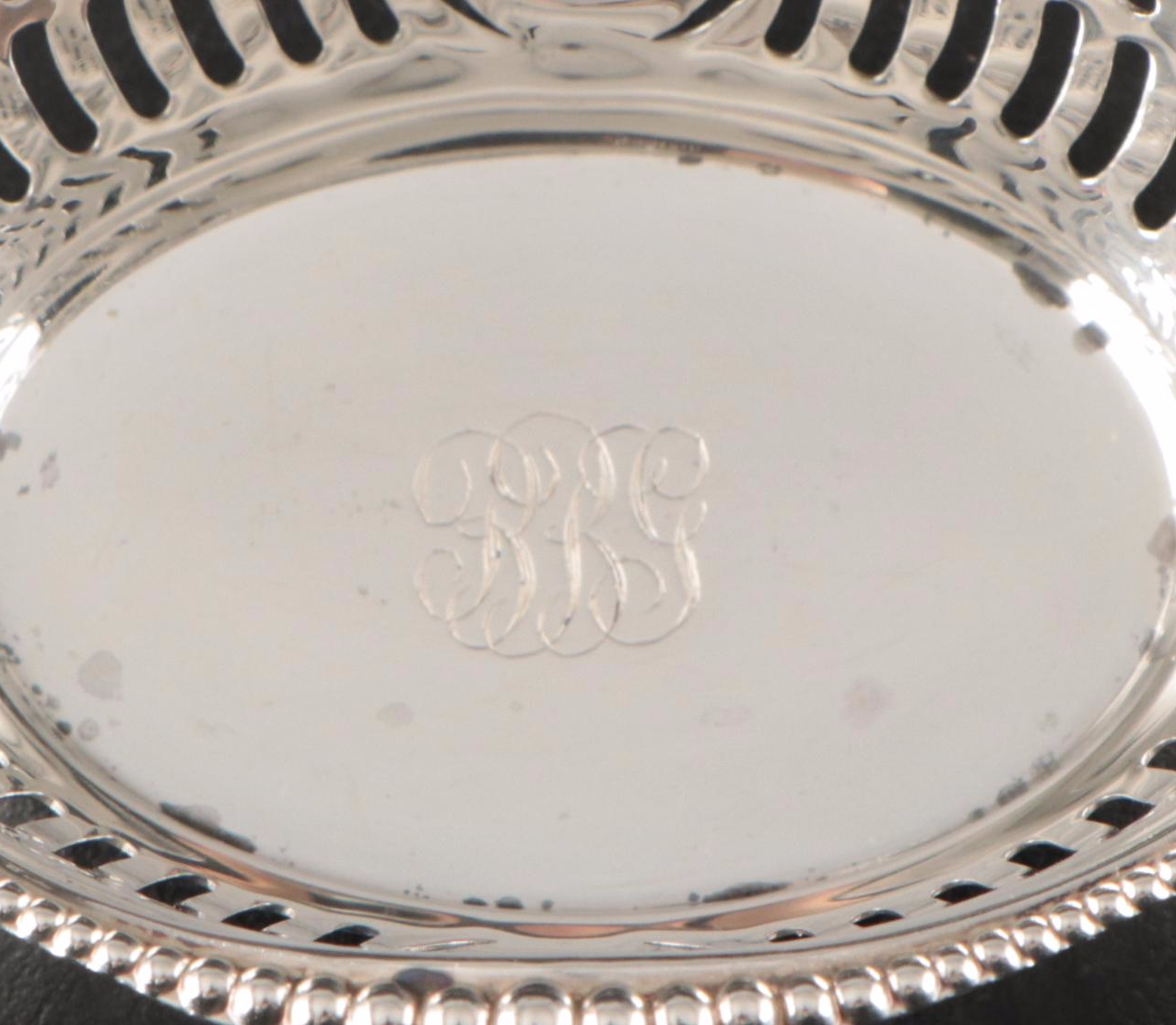 Gorham Sterling Silver Nut Bowls with American Sterling Serveware and Candelabra