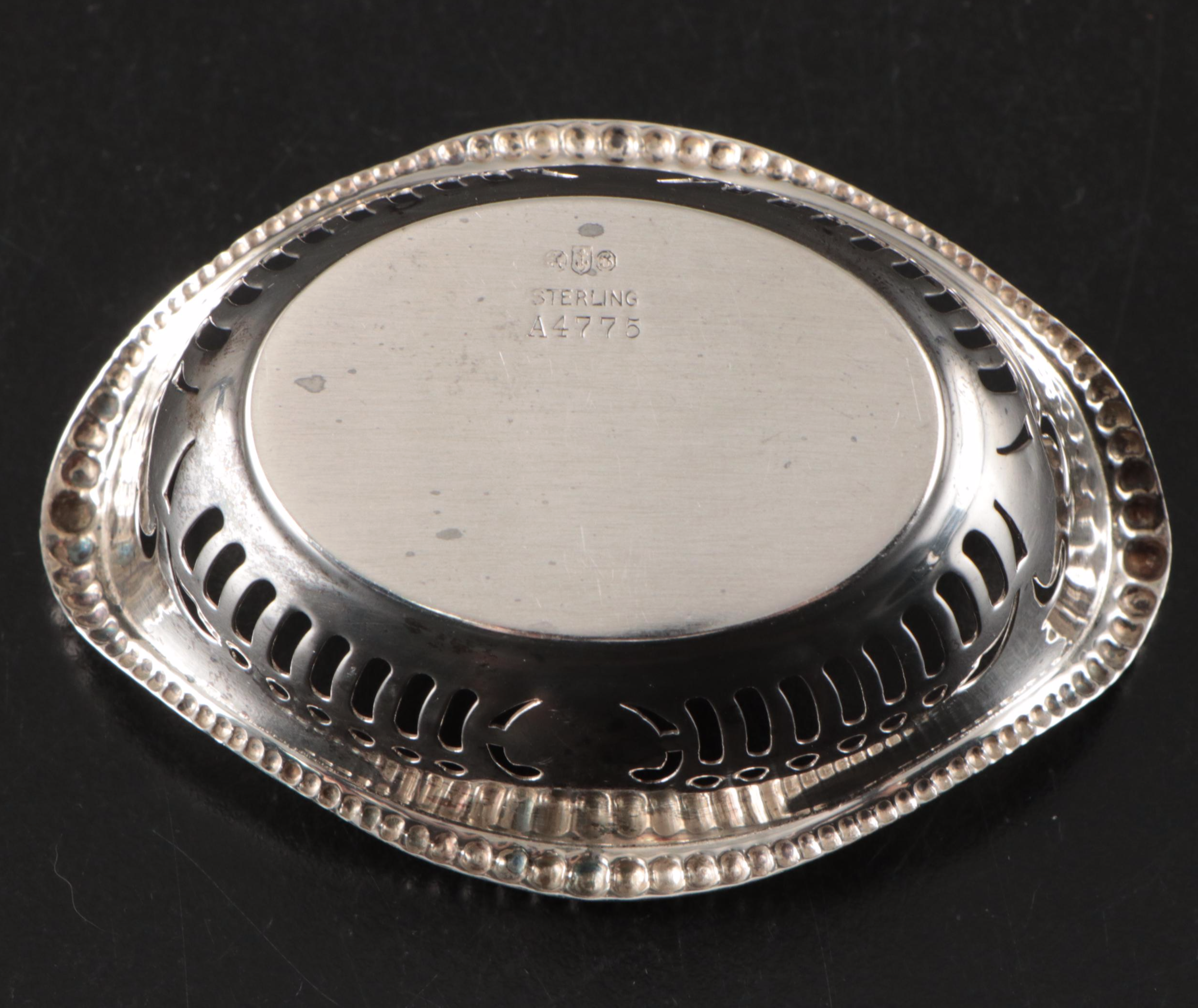 Gorham Sterling Silver Nut Bowls with American Sterling Serveware and Candelabra