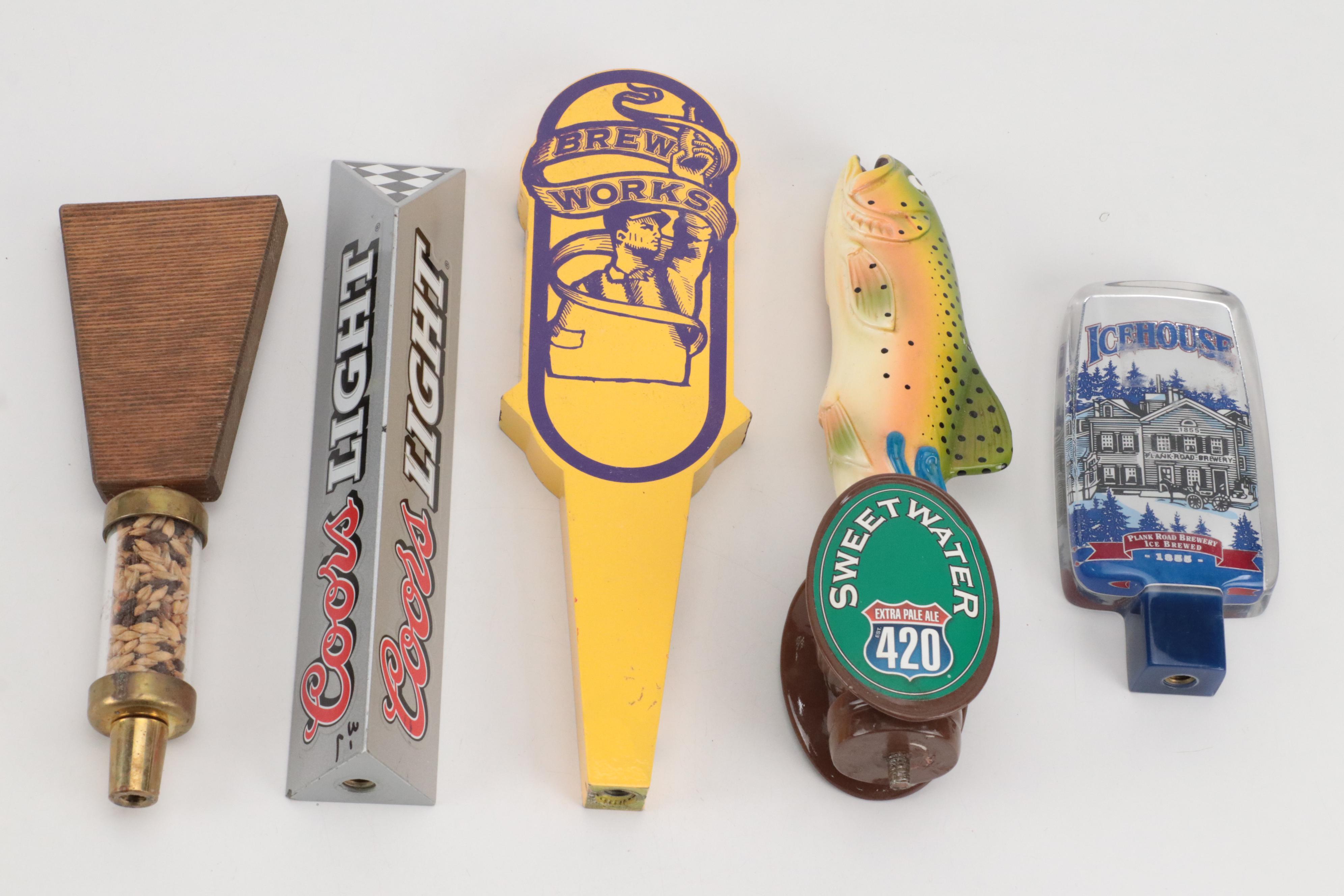 Ice House, Brew Works, SweetWater, Coors Light and Other Beer Tap Handle
