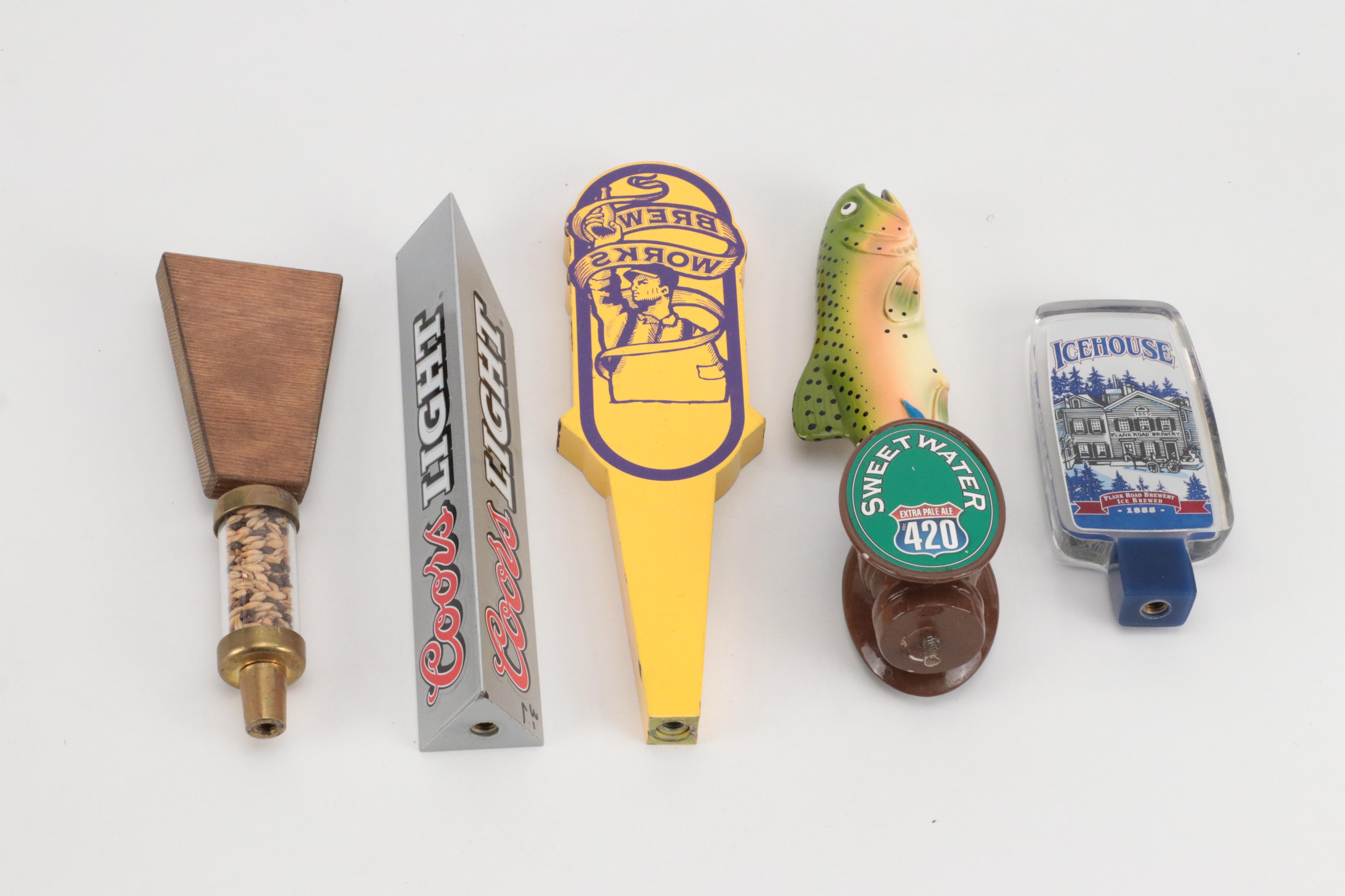 Ice House, Brew Works, SweetWater, Coors Light and Other Beer Tap Handle