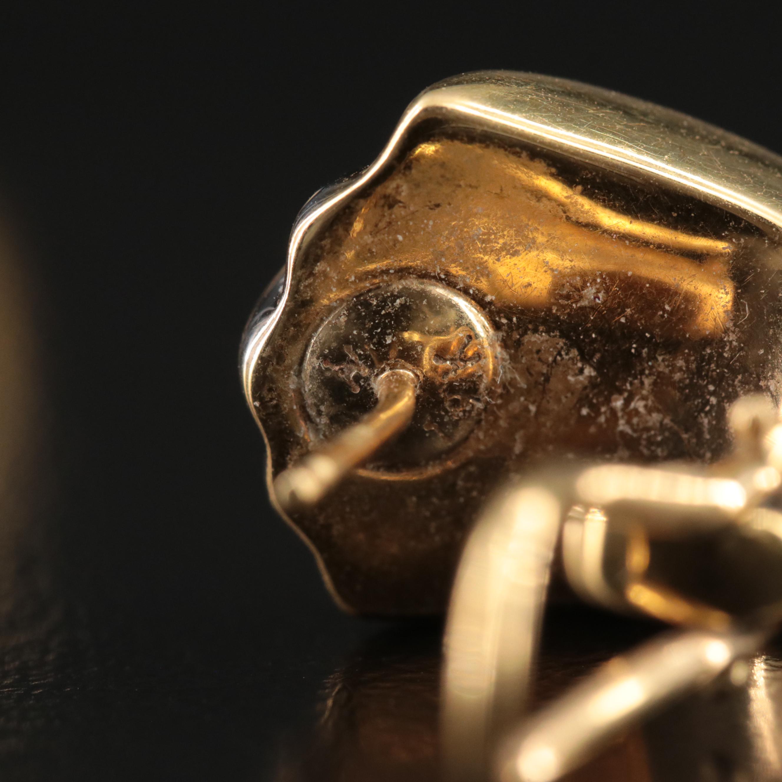 14K Two-Tone Earrings