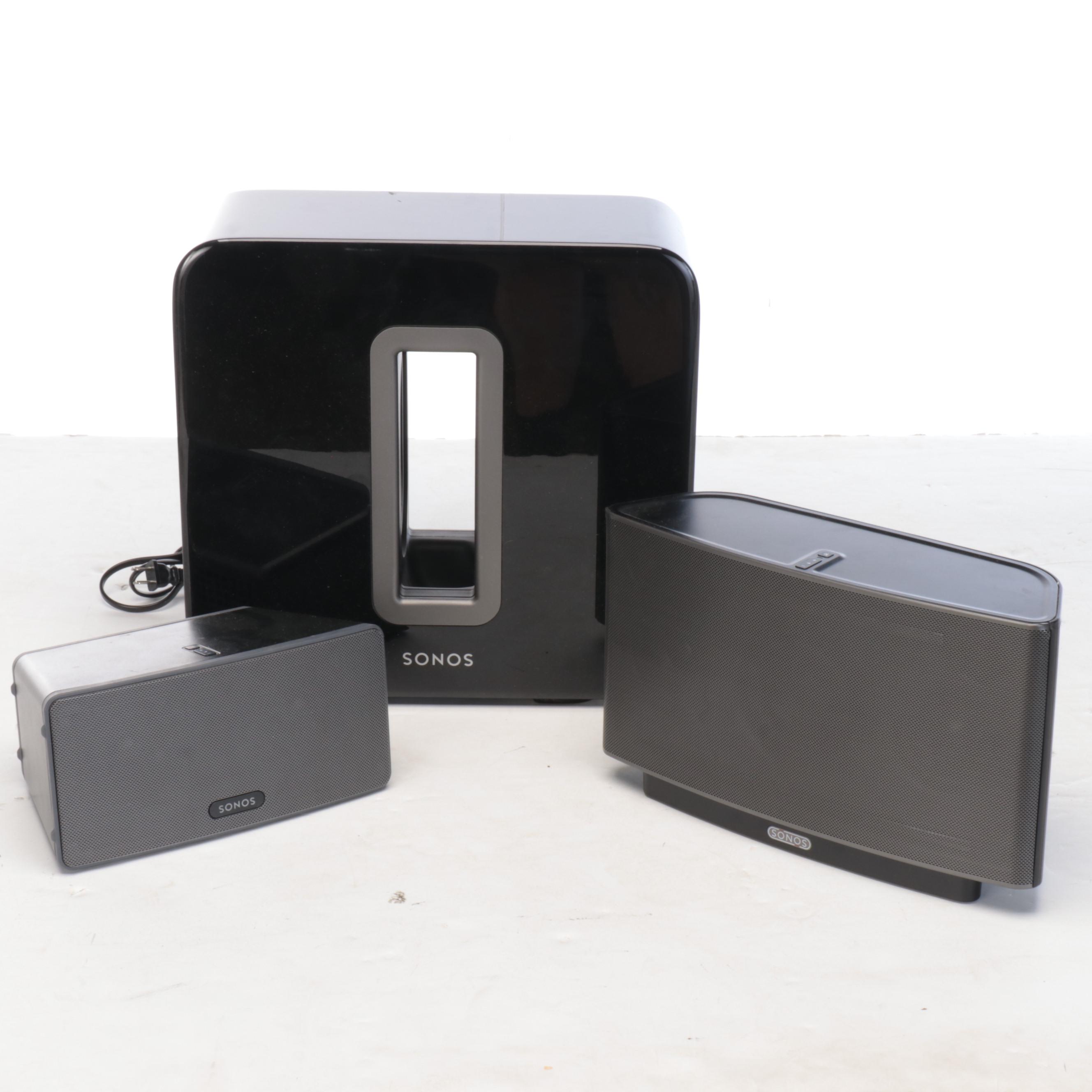 Sonos Gen 1 Subwoofer with Wireless Speakers | EBTH