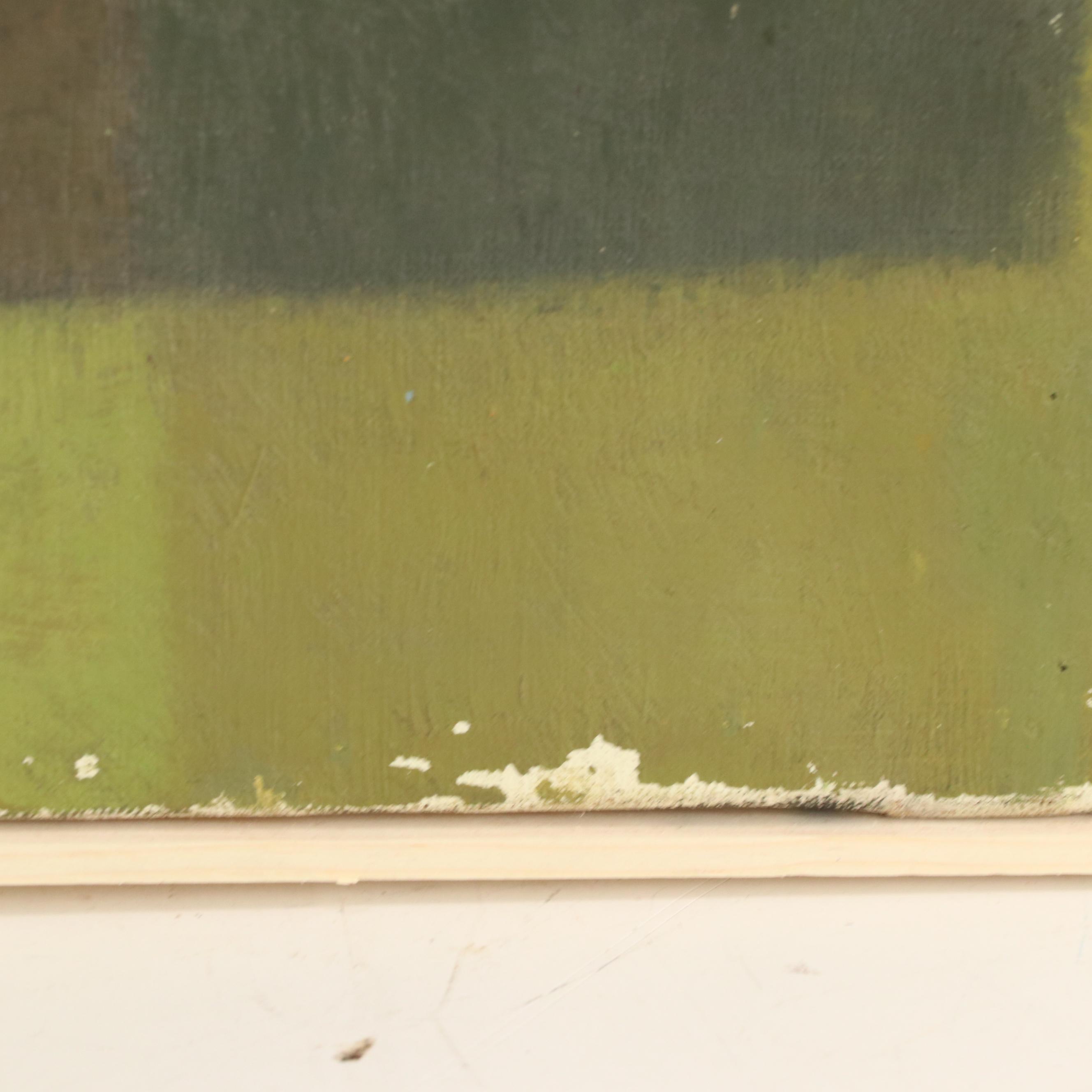 Abstract Modernist Oil Painting, 1959