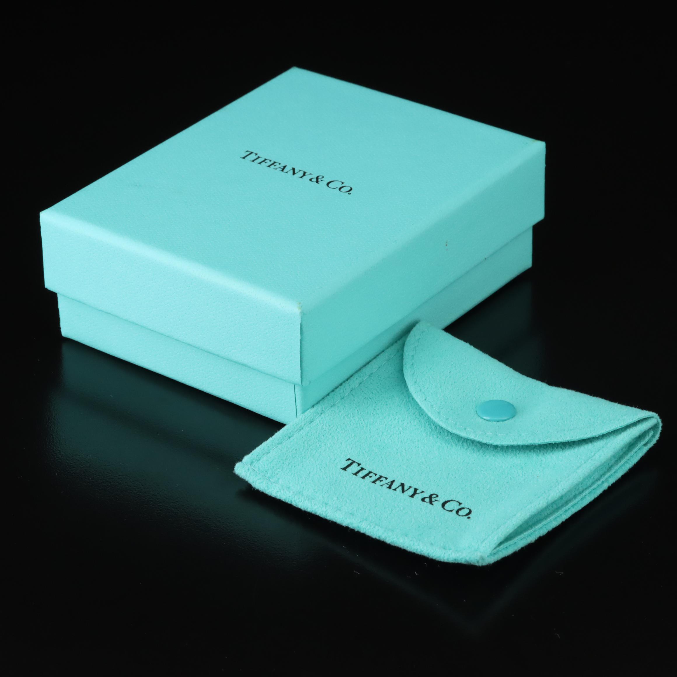 Tiffany & Co. Return to Tiffany Sterling Round Disc Drop Earrings