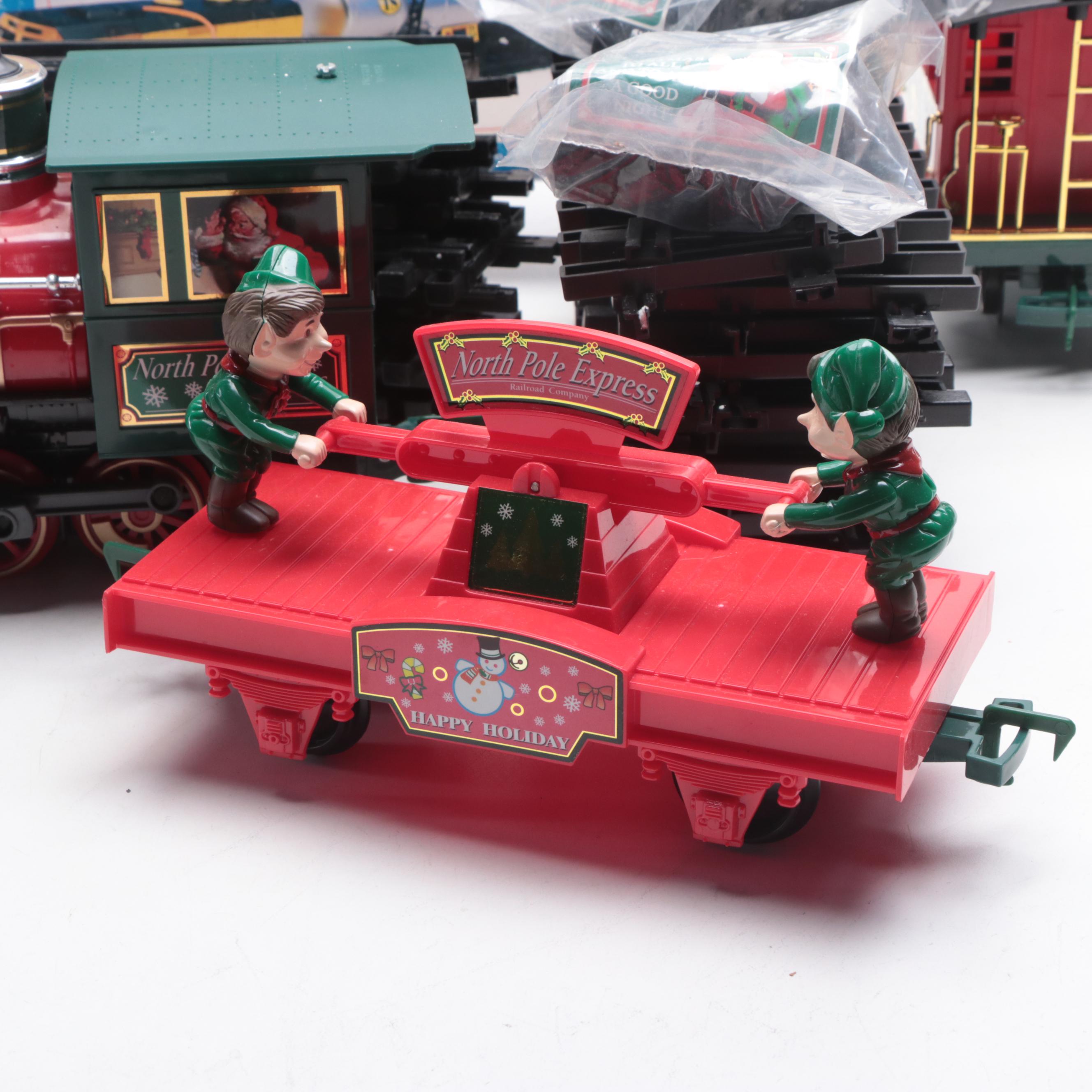 Toy State "Sante Fe" with Other Christmas Train Set