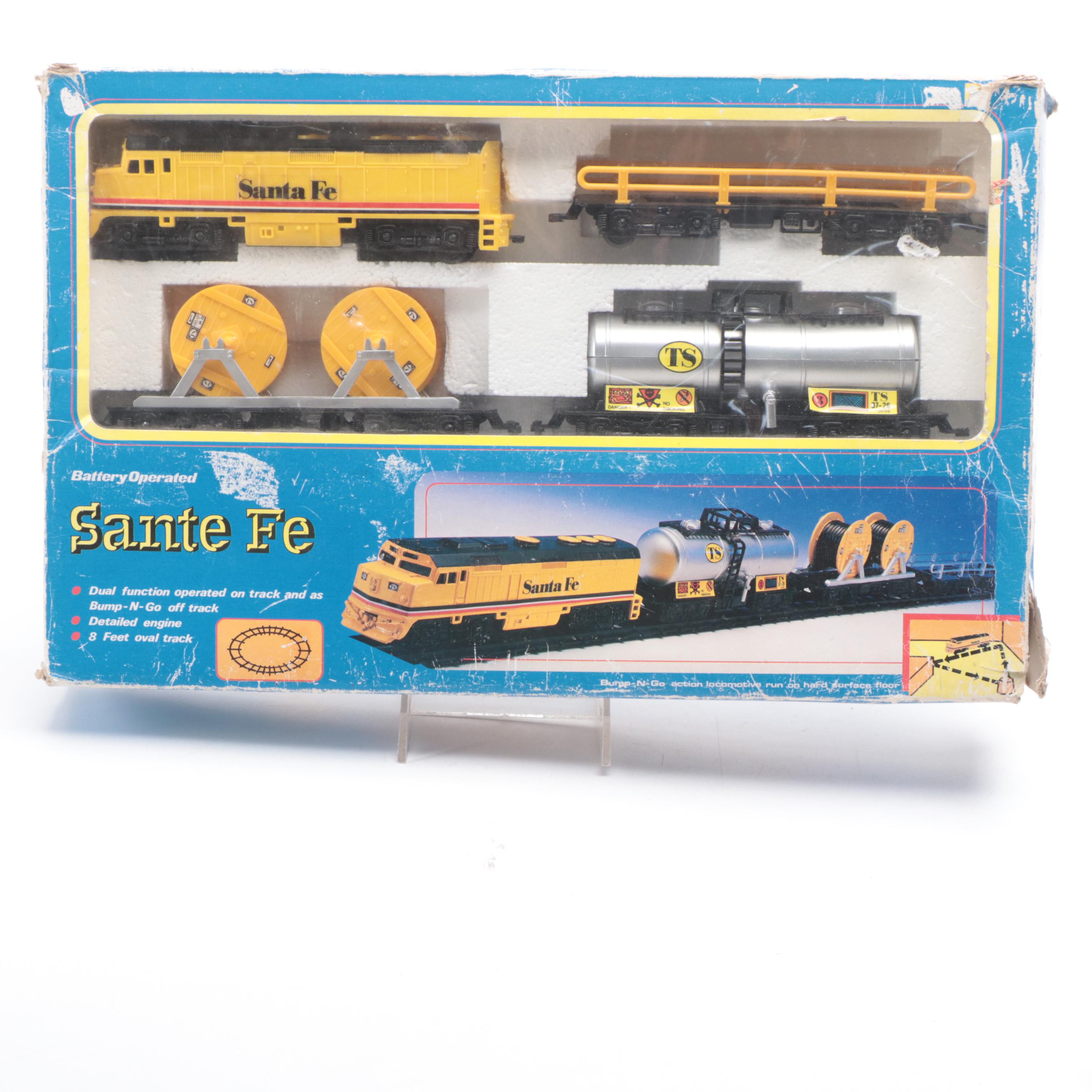 Toy State "Sante Fe" with Other Christmas Train Set