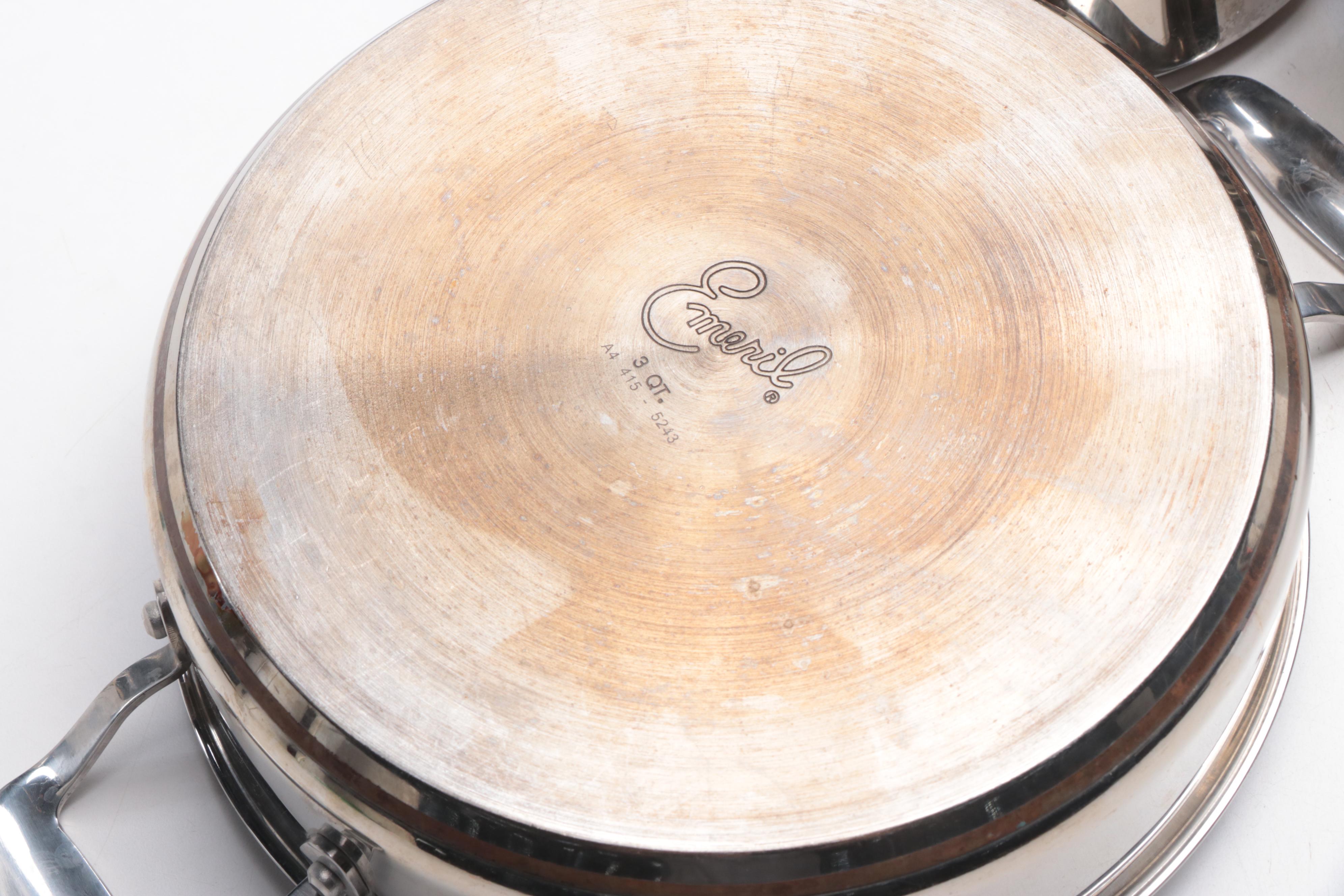 Emeril Stainless Steel Stockpot, Saucepans, and More Cookware