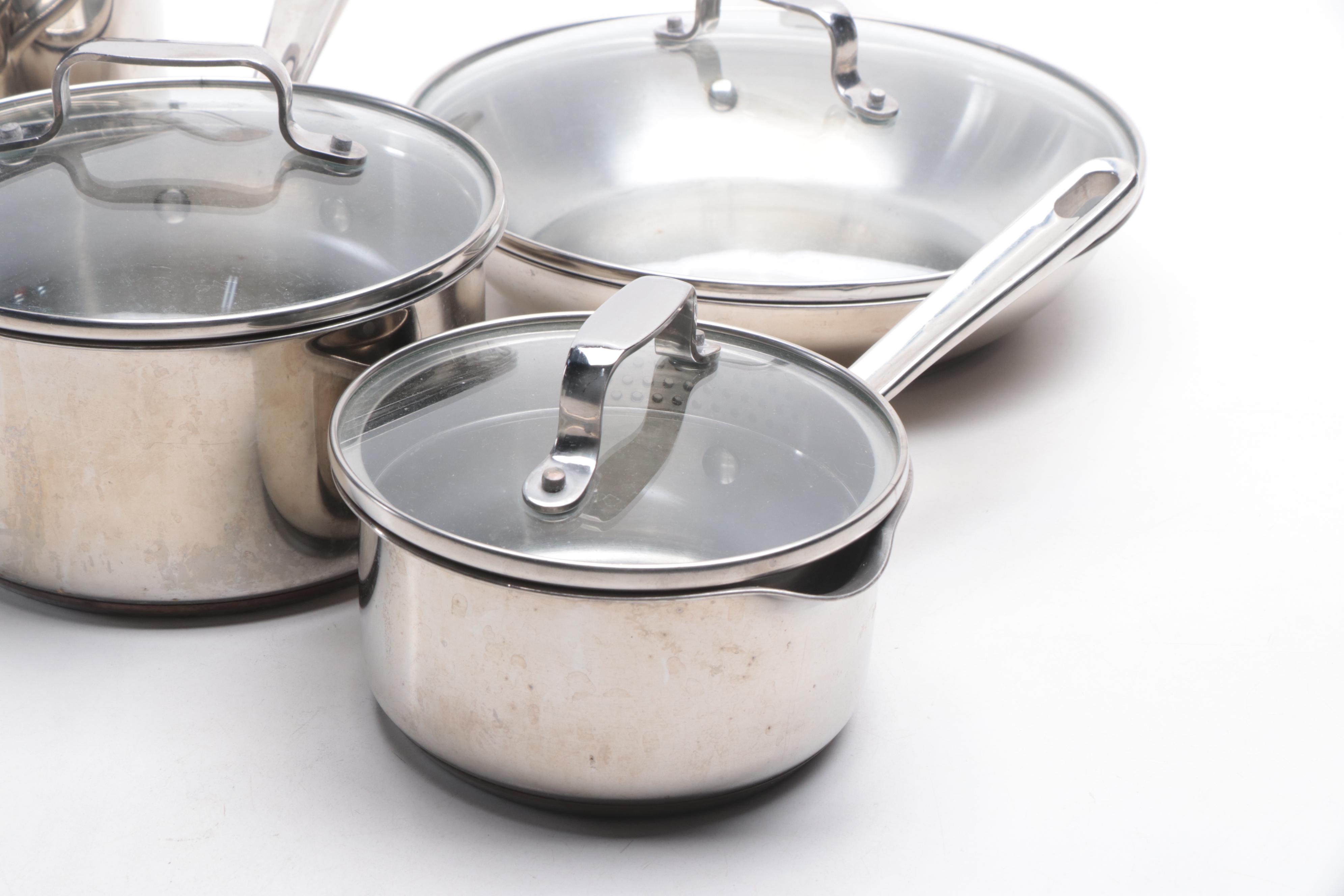 Emeril Stainless Steel Stockpot, Saucepans, and More Cookware
