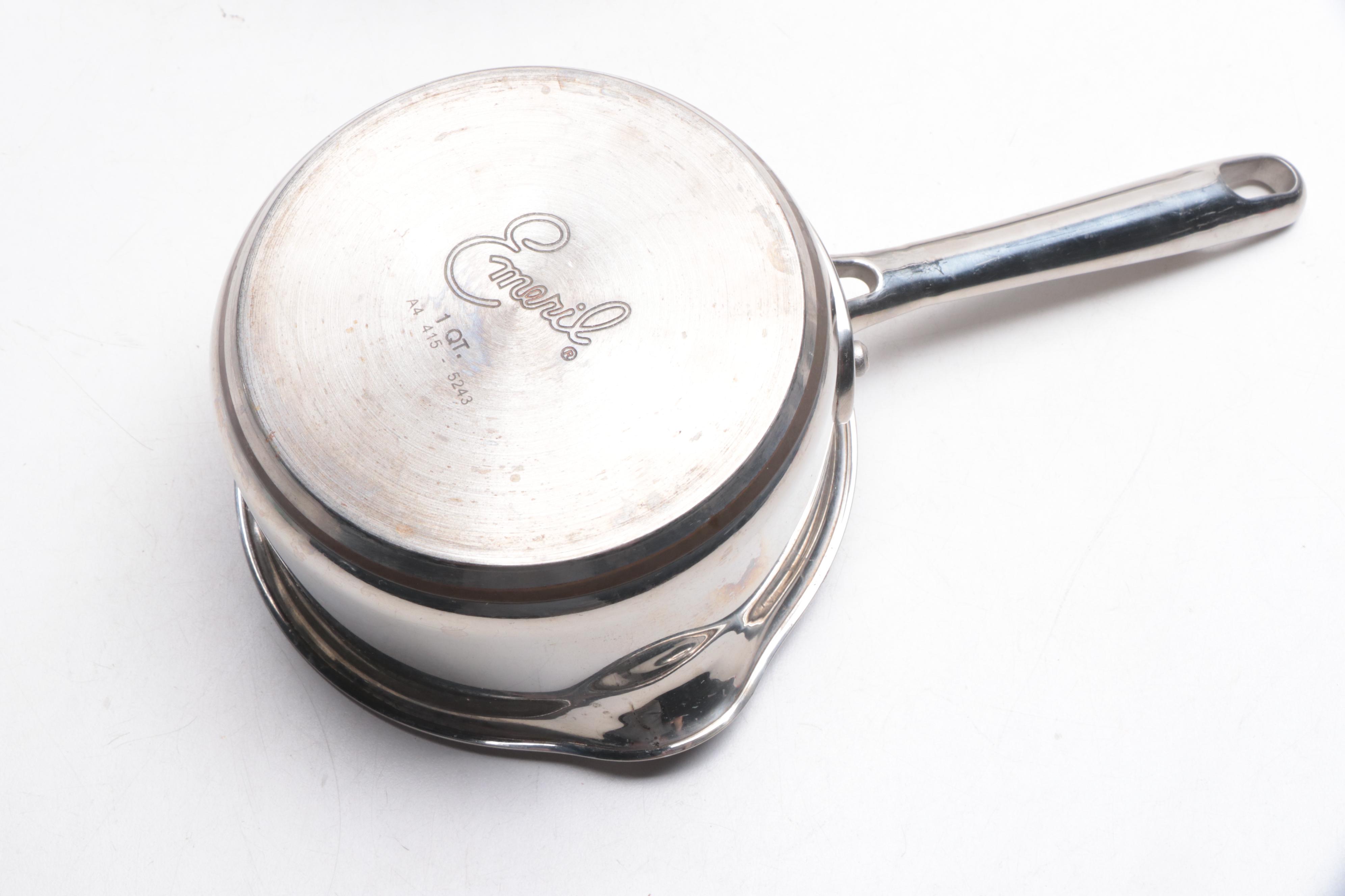 Emeril Stainless Steel Stockpot, Saucepans, and More Cookware