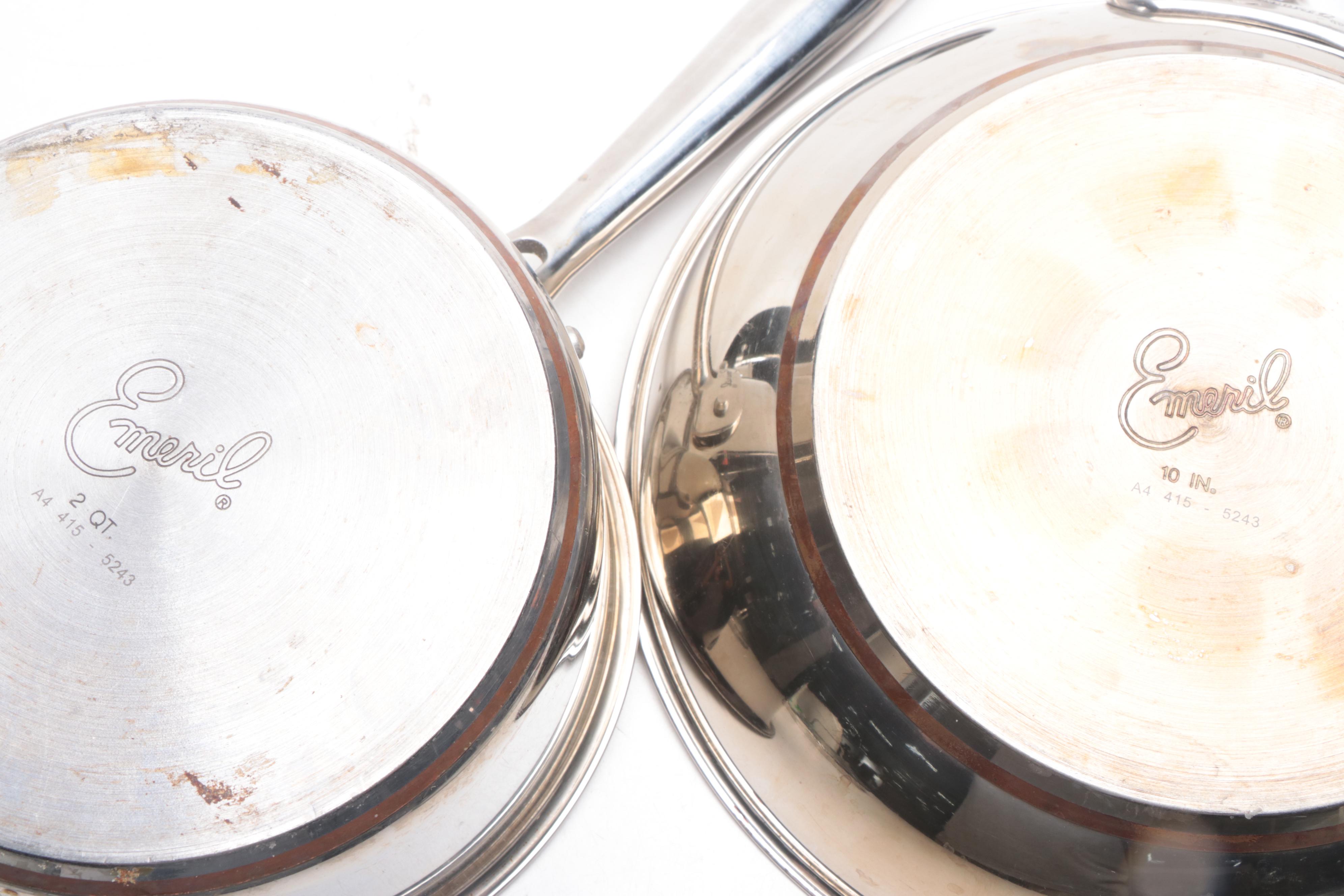 Emeril Stainless Steel Stockpot, Saucepans, and More Cookware