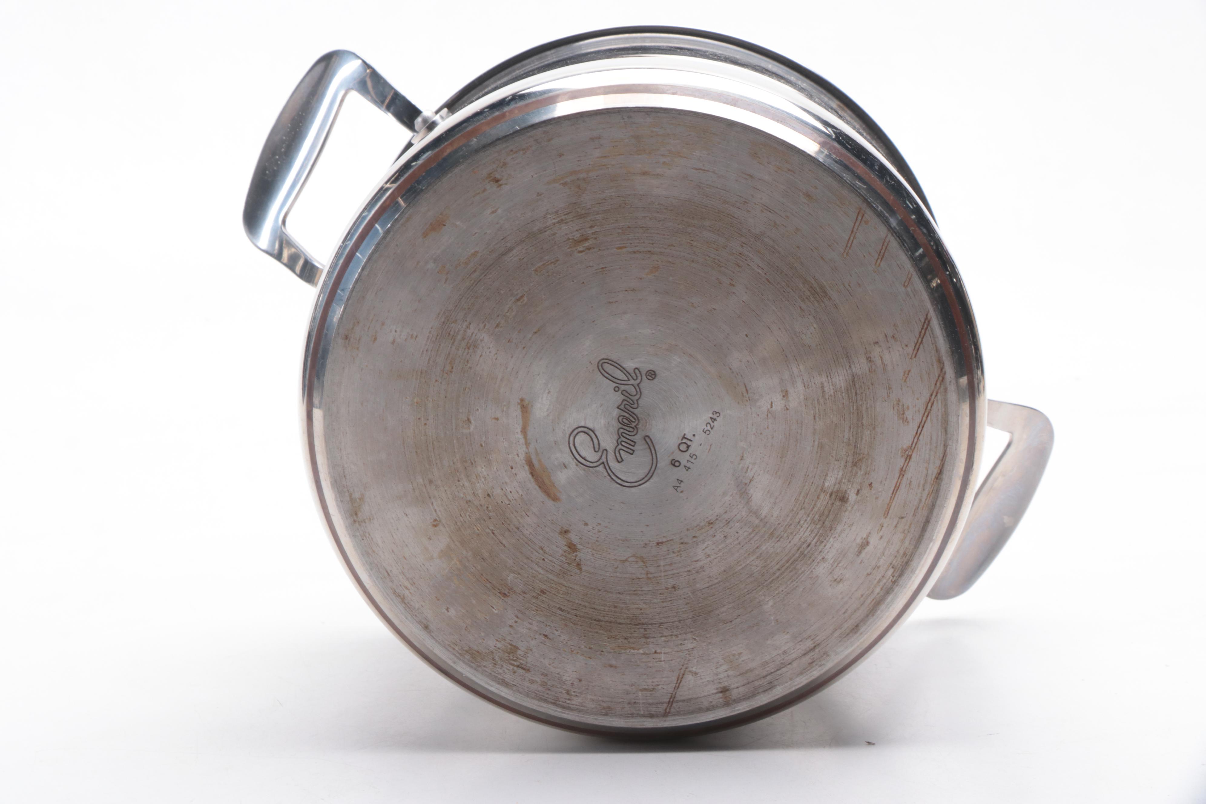 Emeril Stainless Steel Stockpot, Saucepans, and More Cookware