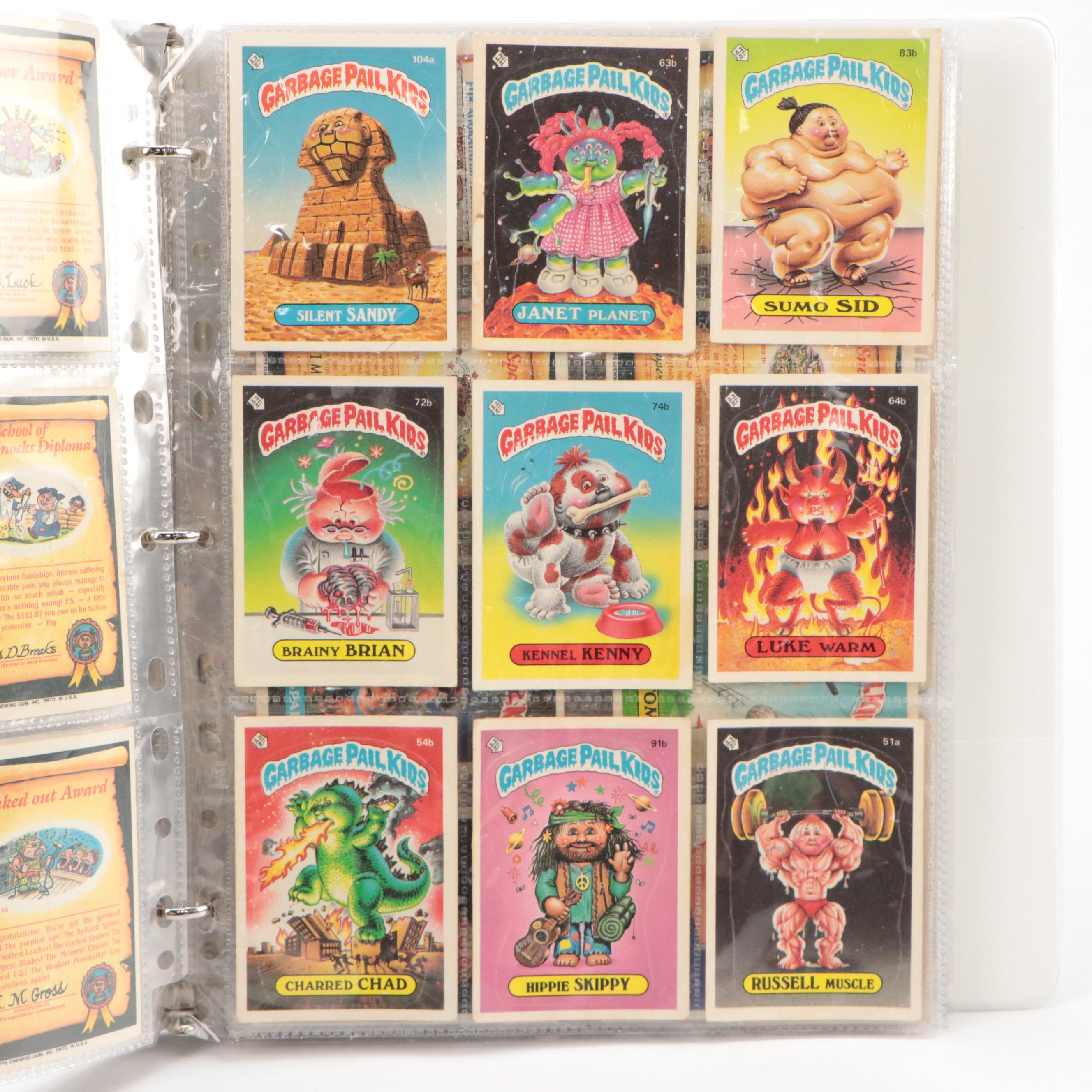 Topps "Garbage Pail Kids" Trading Cards, 1980s