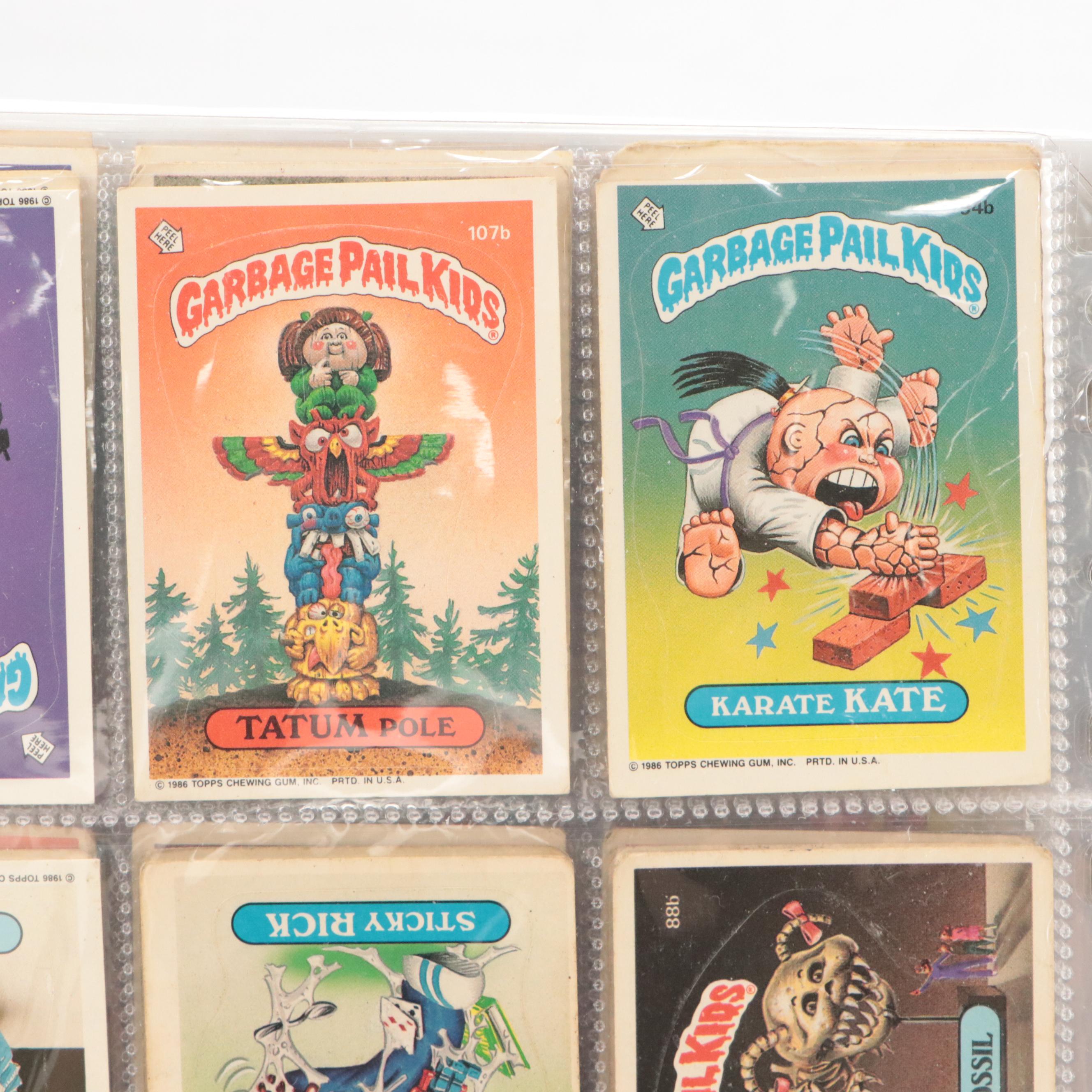 Topps "Garbage Pail Kids" Trading Cards, 1980s