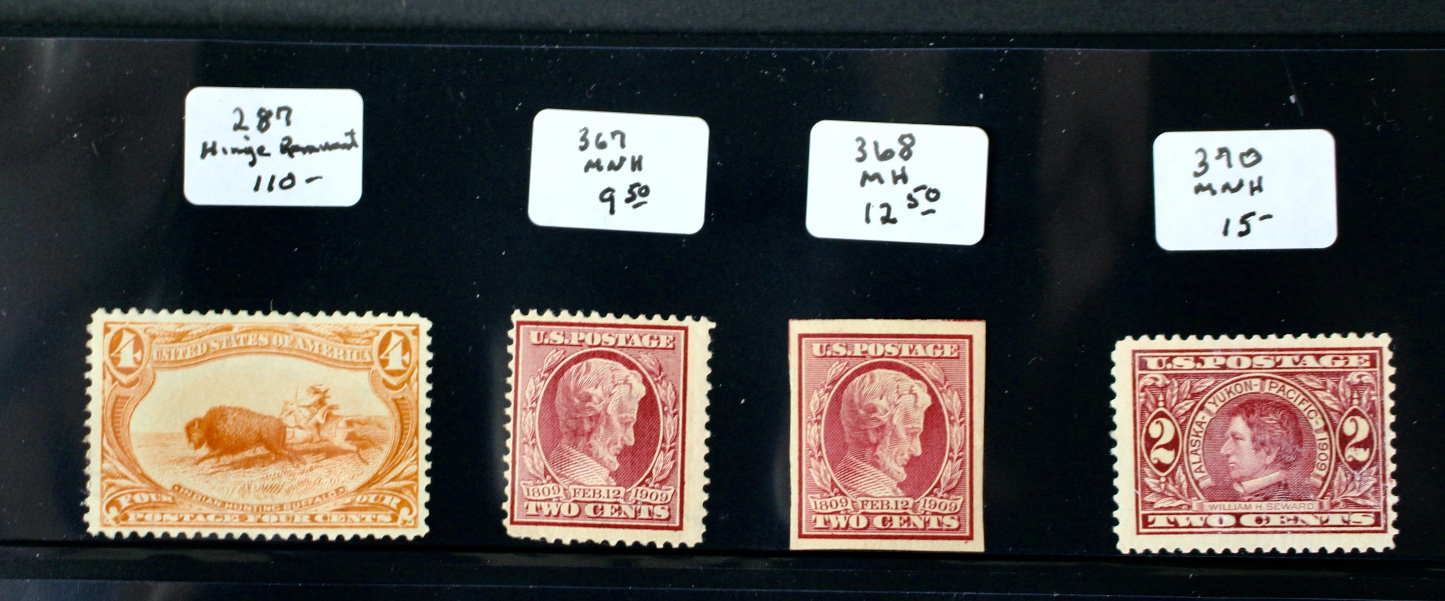 Twenty Mint Condition Late 19th/Early 20th Century U.S. Postage Stamps