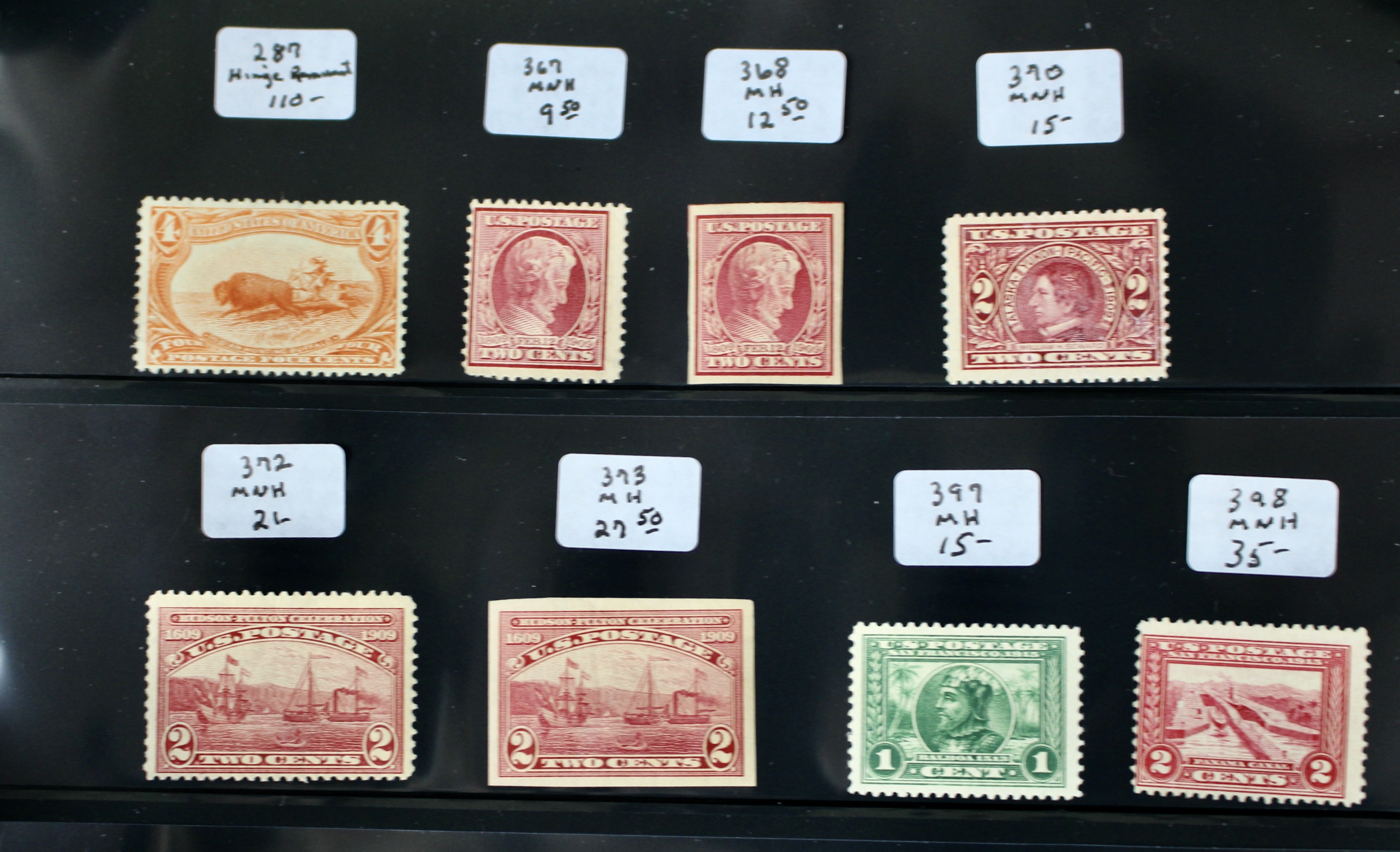Twenty Mint Condition Late 19th/Early 20th Century U.S. Postage Stamps