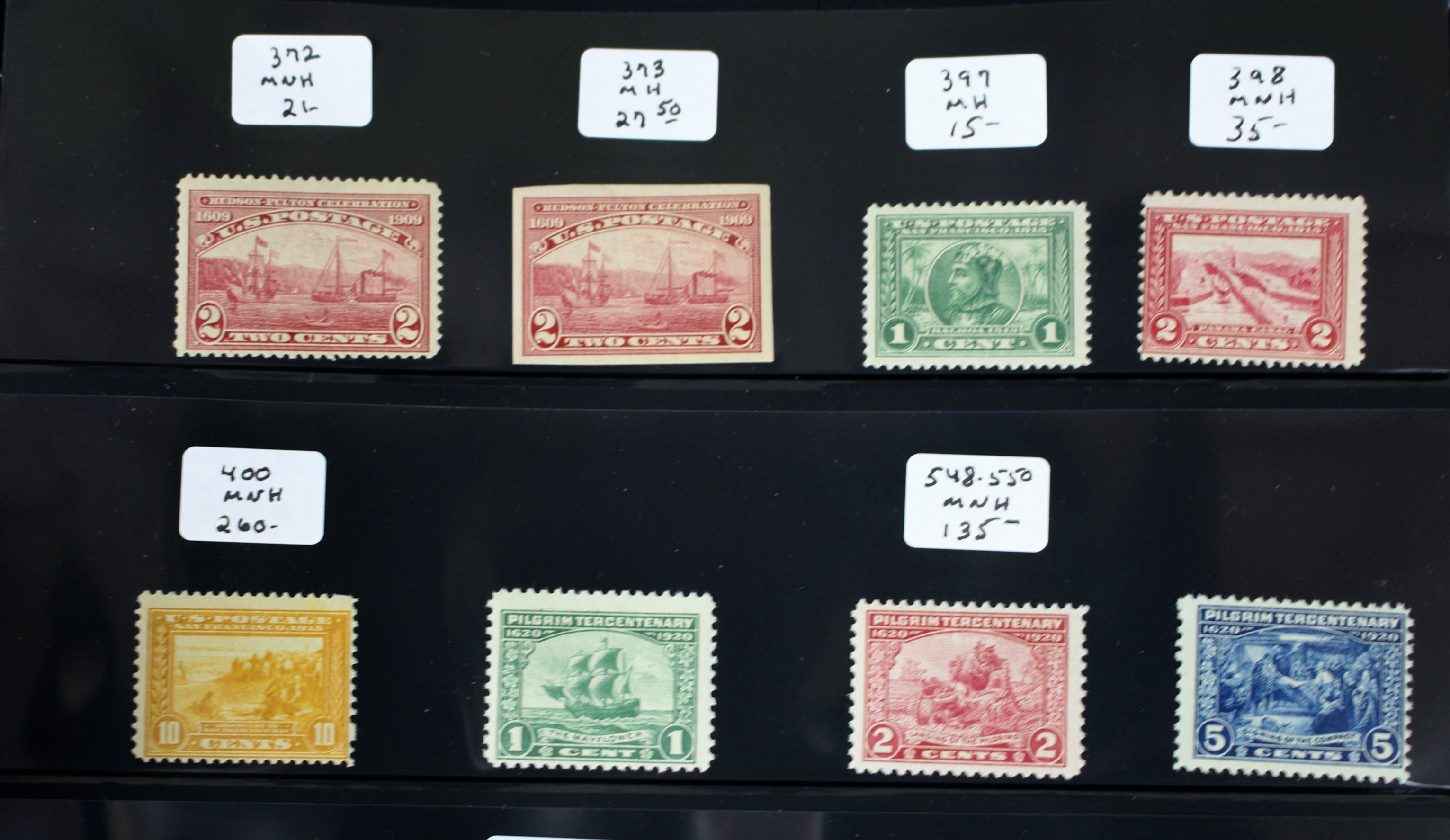Twenty Mint Condition Late 19th/Early 20th Century U.S. Postage Stamps