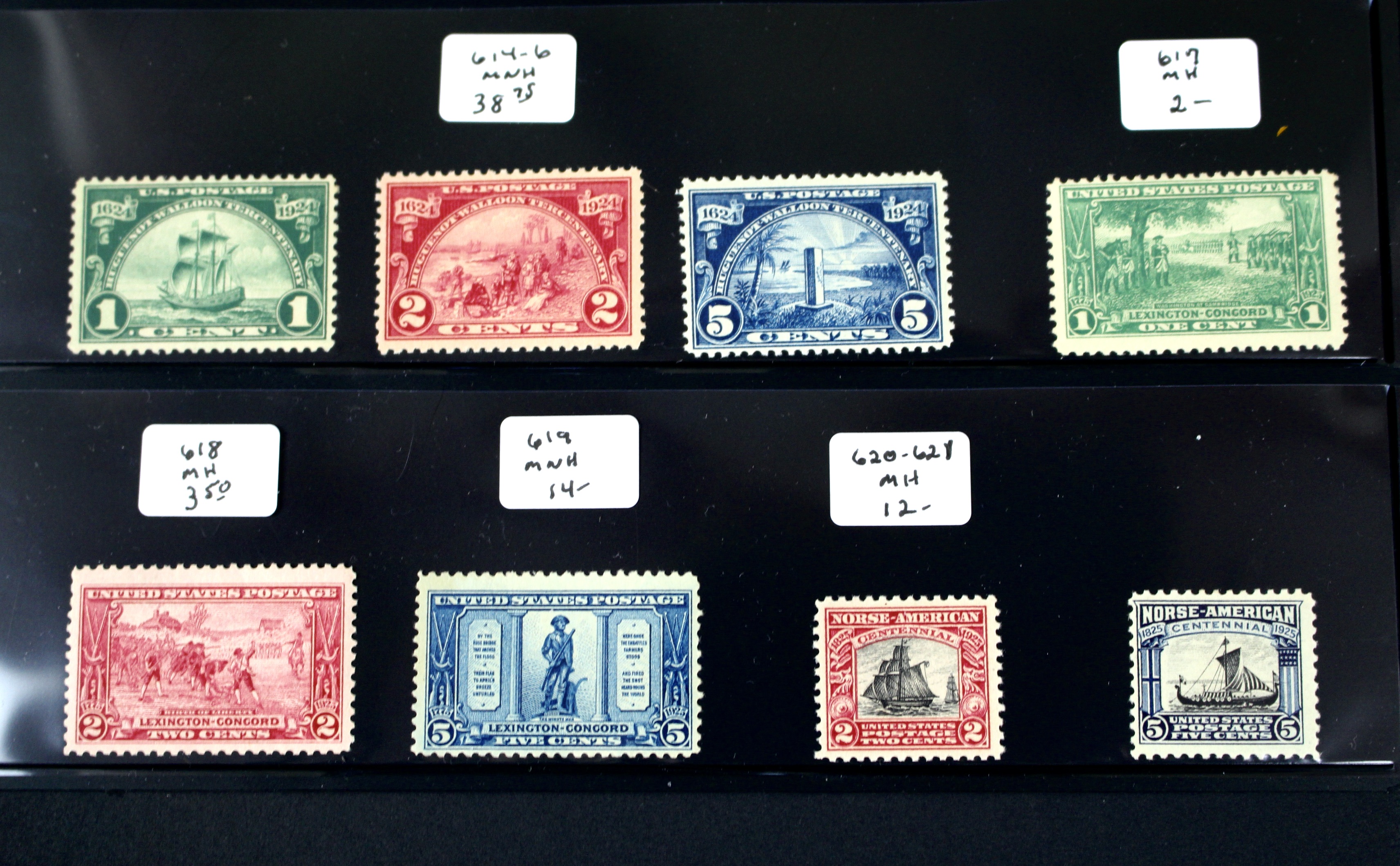 Twenty Mint Condition Late 19th/Early 20th Century U.S. Postage Stamps