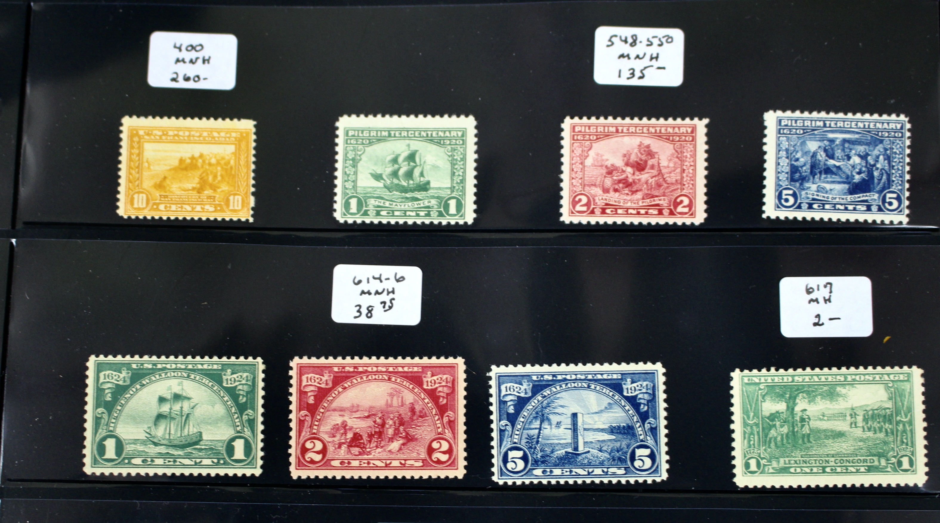 Twenty Mint Condition Late 19th/Early 20th Century U.S. Postage Stamps