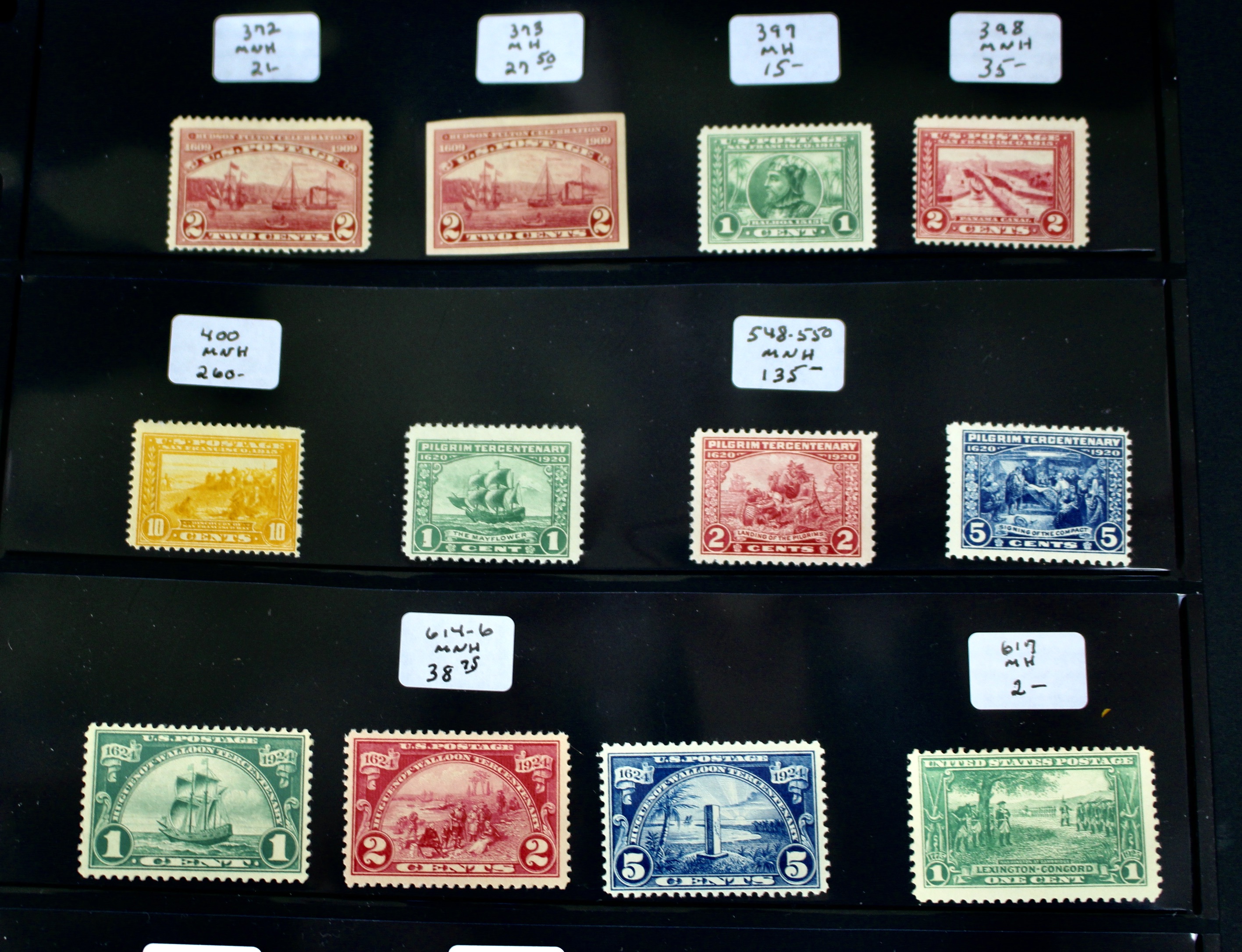 Twenty Mint Condition Late 19th/Early 20th Century U.S. Postage Stamps