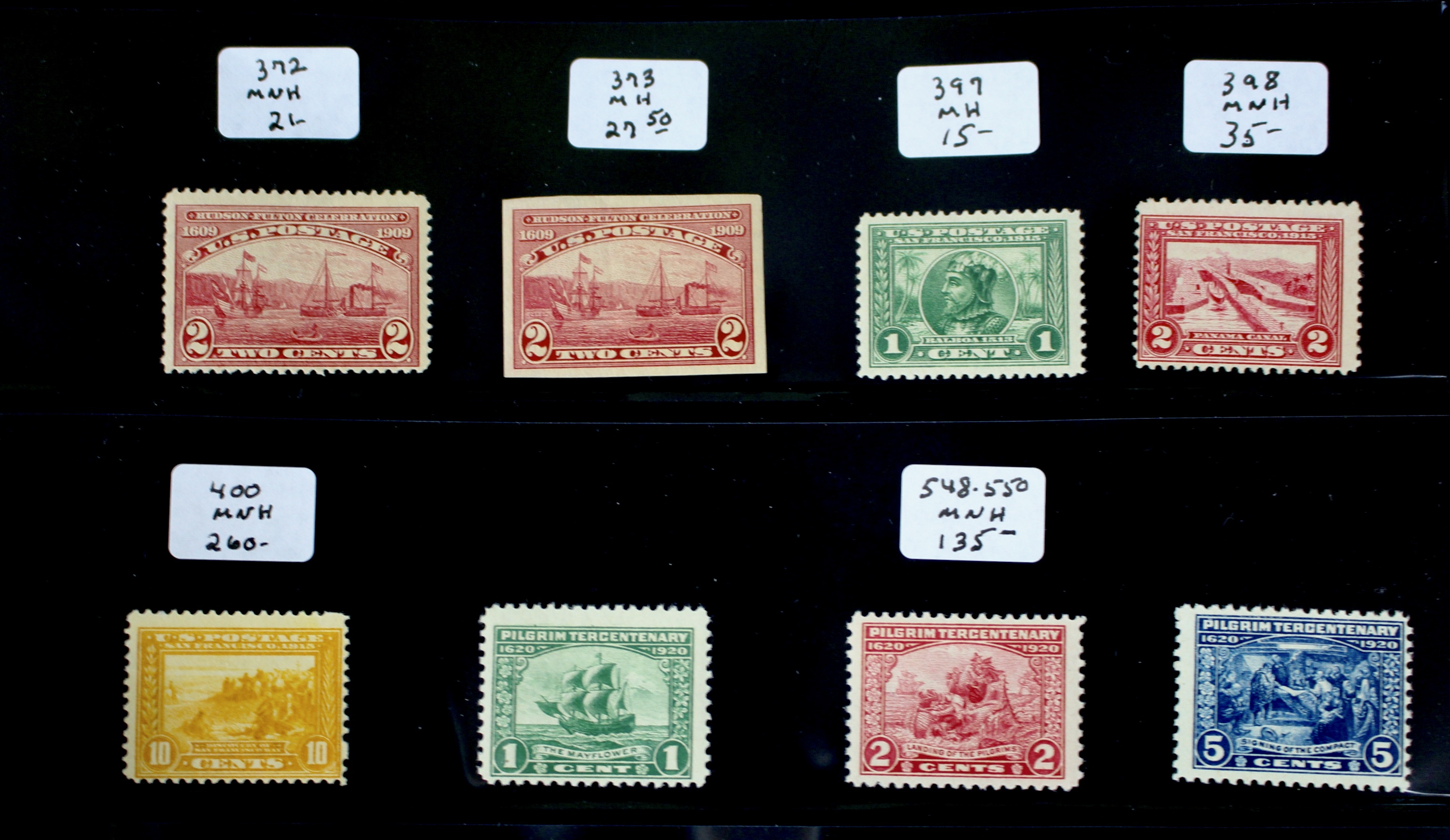 Twenty Mint Condition Late 19th/Early 20th Century U.S. Postage Stamps