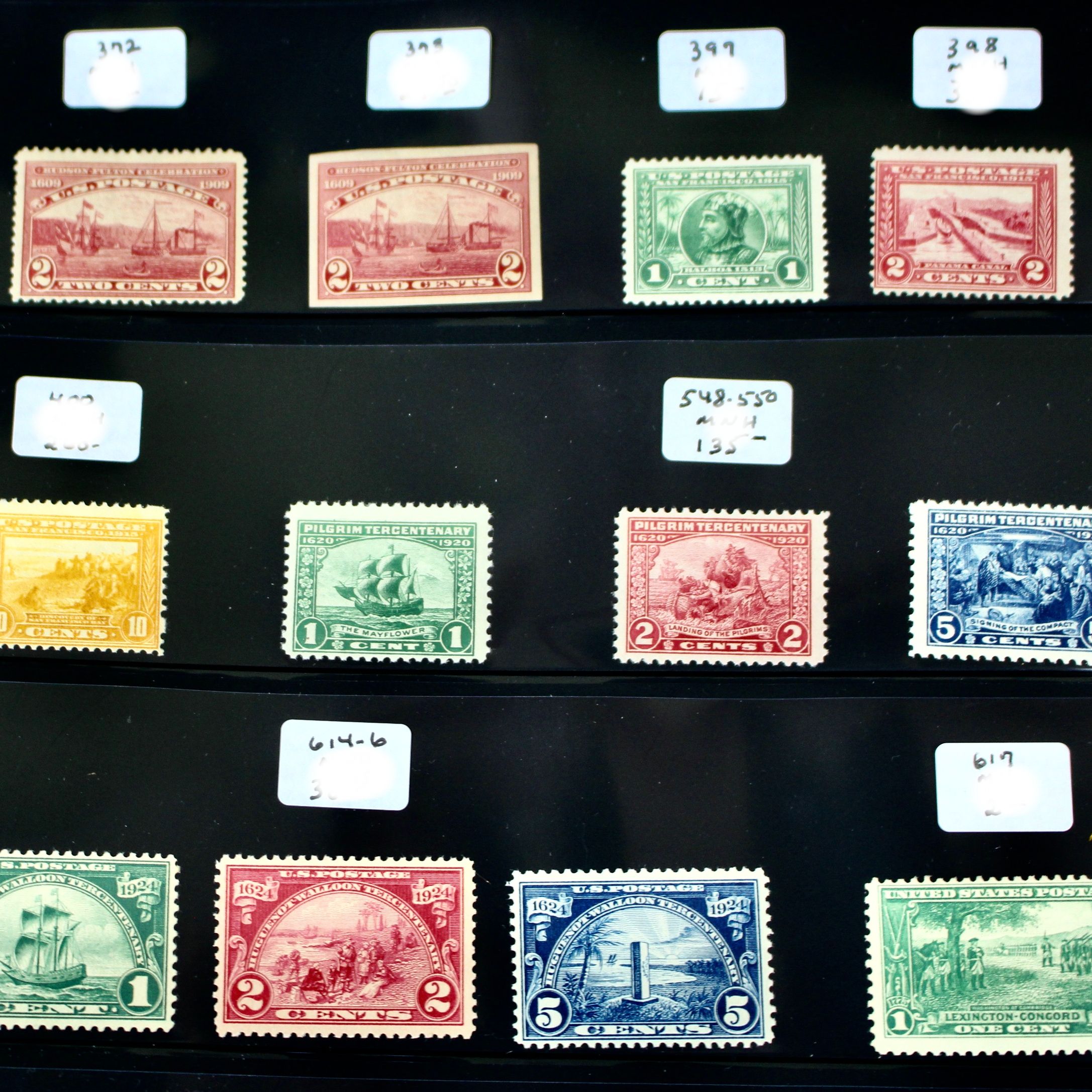Twenty Mint Condition Late 19th/Early 20th Century U.S. Postage Stamps