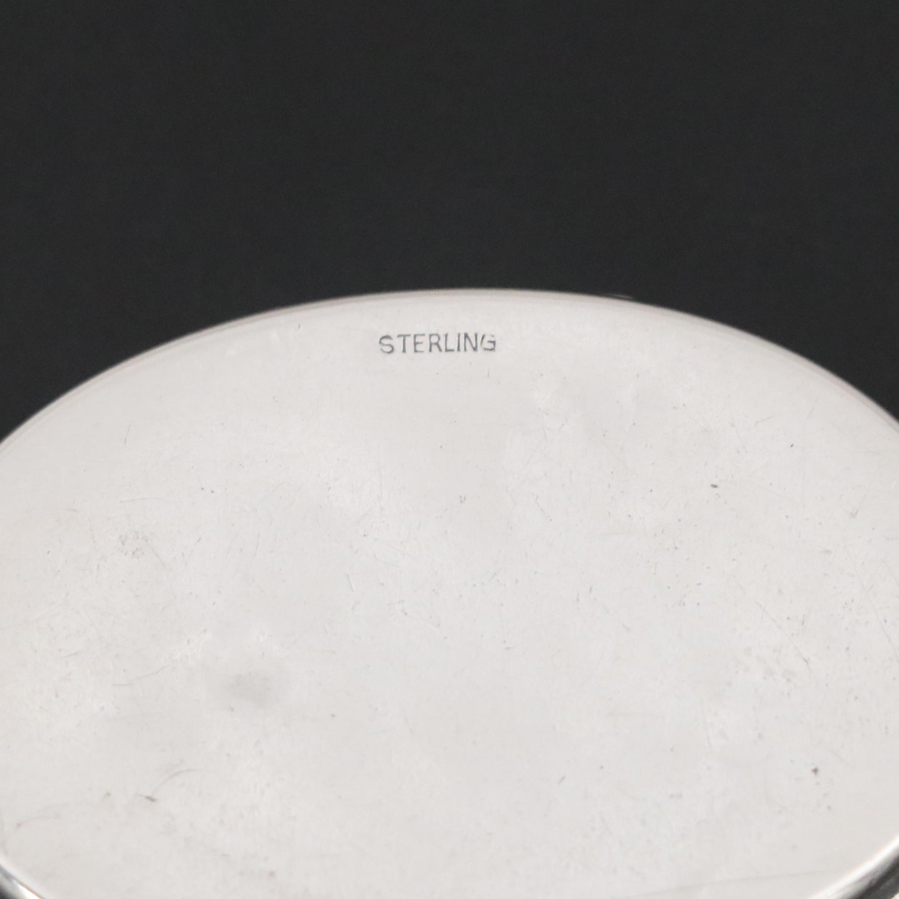 Sterling Silver Pill Box