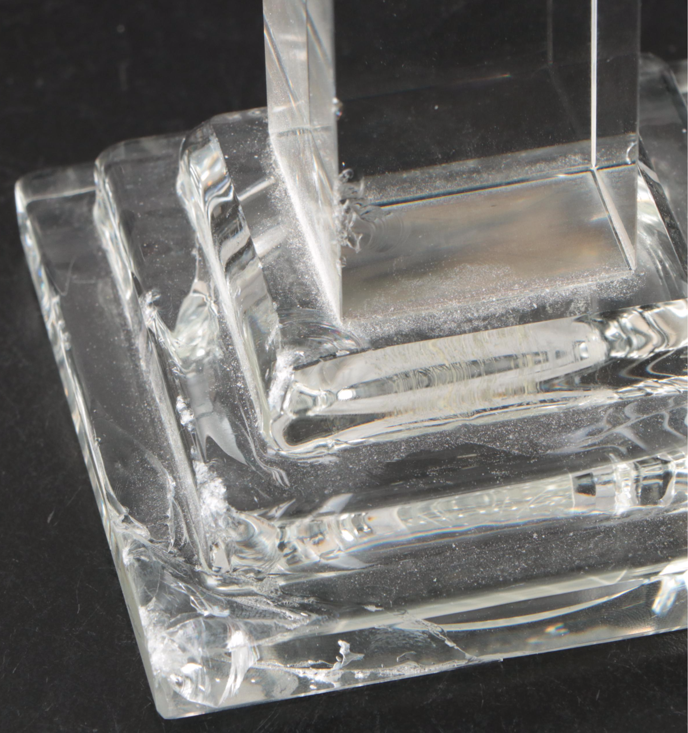 Oleg Cassini "Classic" Crystal Candlestick Pair and Other Candle Holders