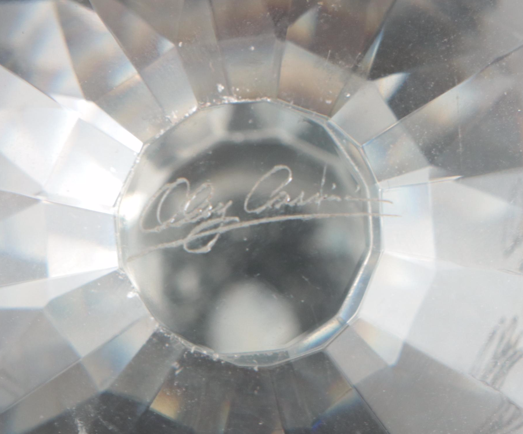 Oleg Cassini "Classic" Crystal Candlestick Pair and Other Candle Holders