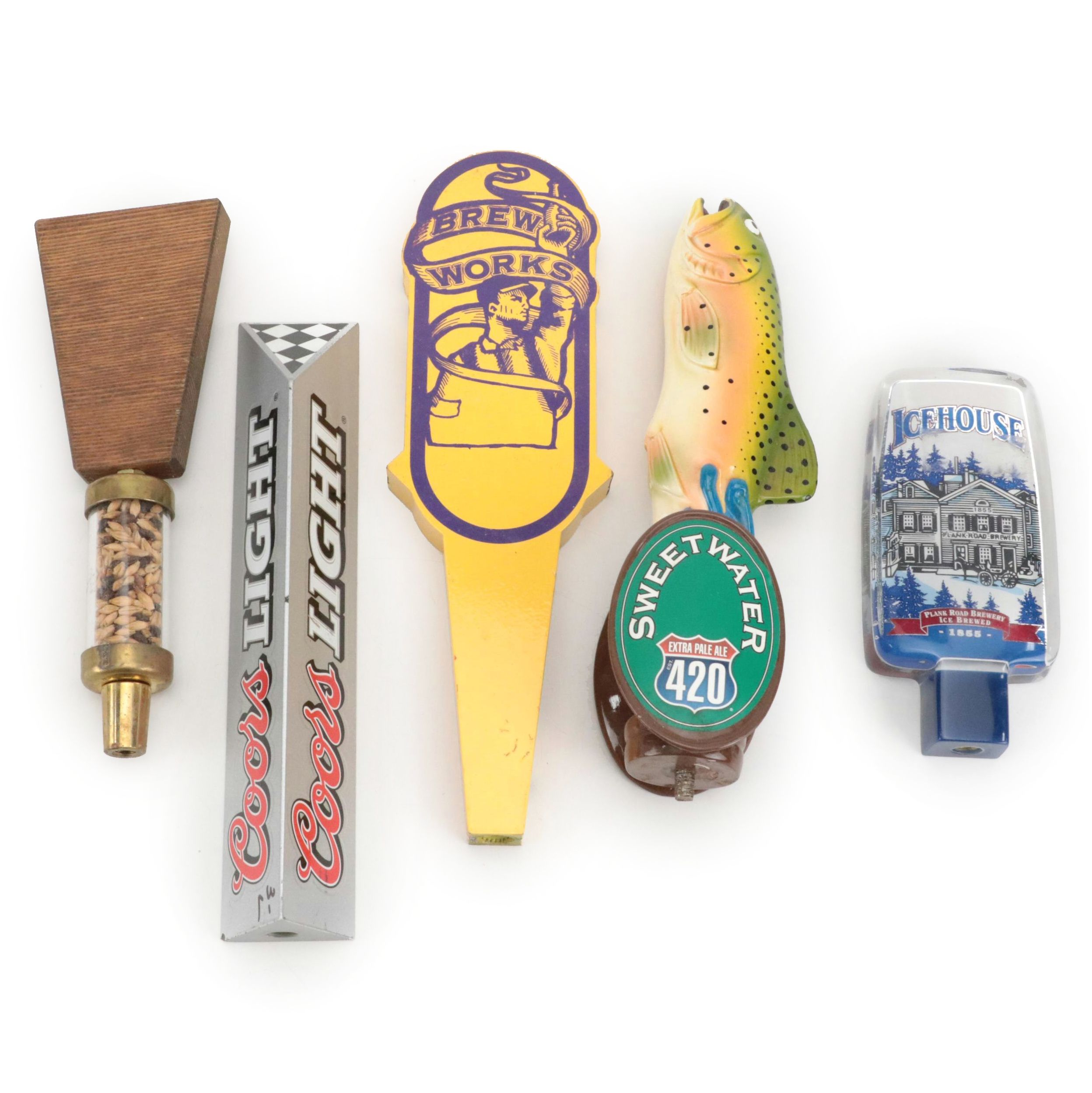 Ice House, Brew Works, SweetWater, Coors Light and Other Beer Tap Handle