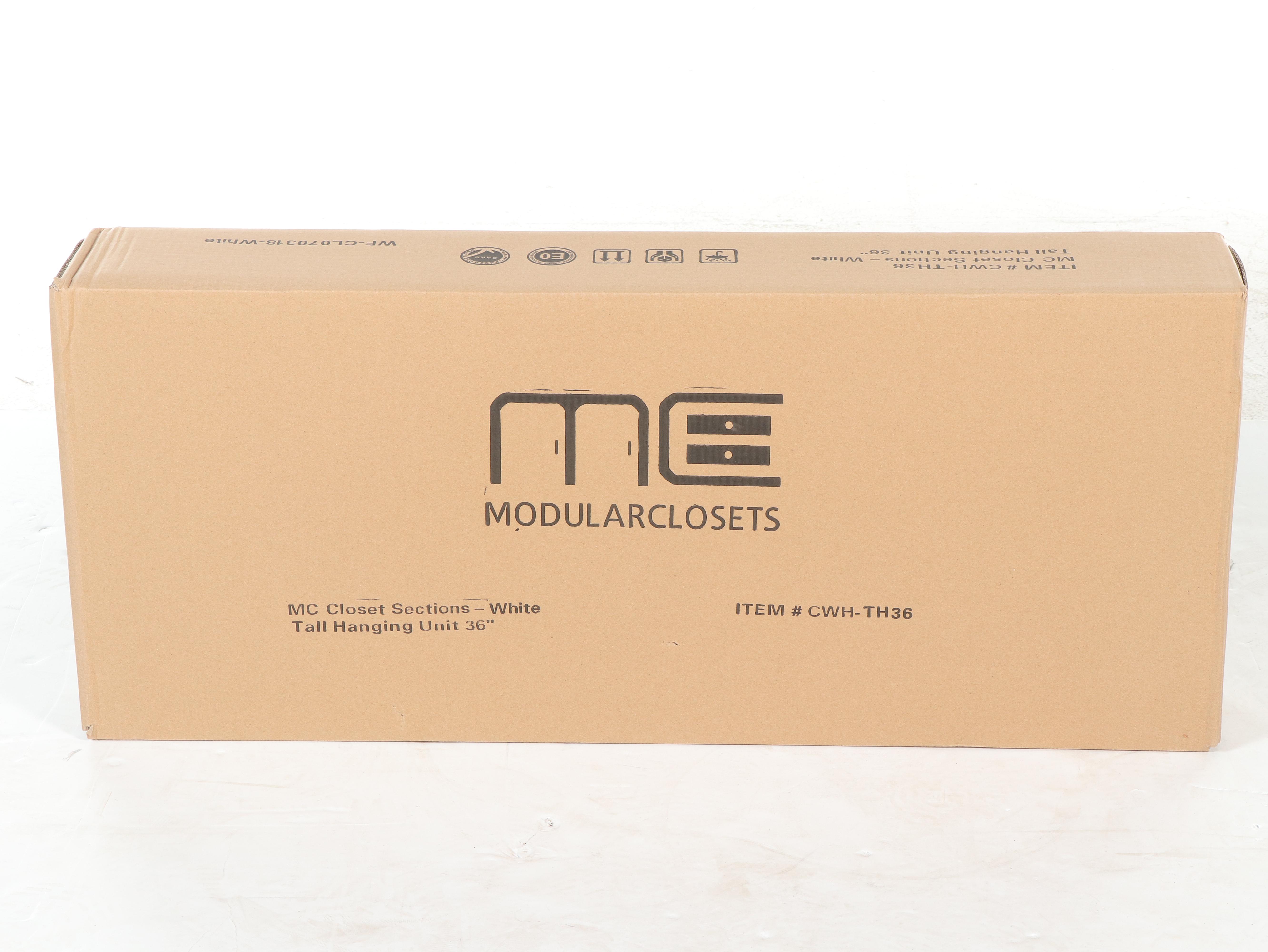 Modular Closets MC Closet Sections 36" Tall Hanging Unit