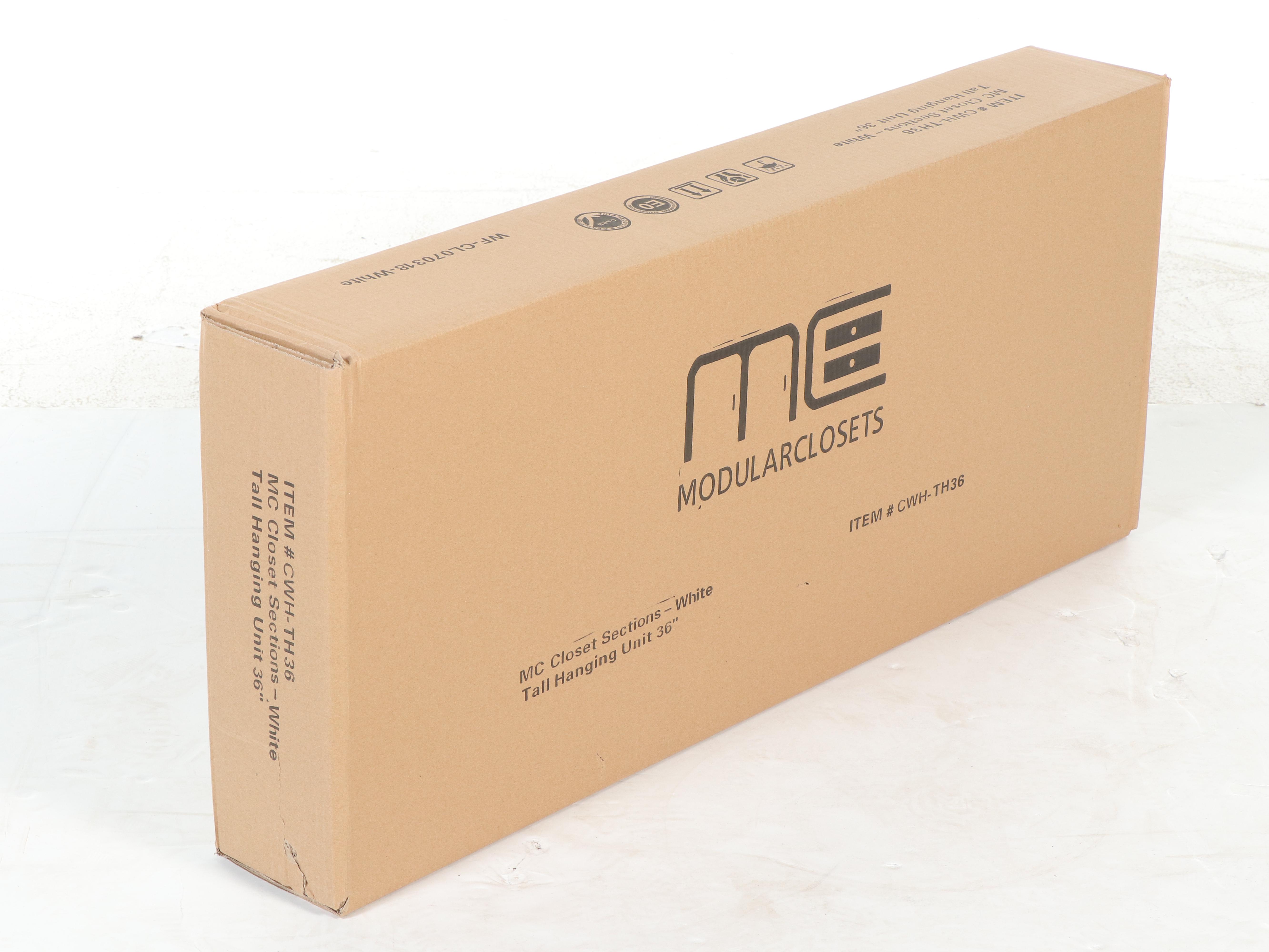 Modular Closets MC Closet Sections 36" Tall Hanging Unit