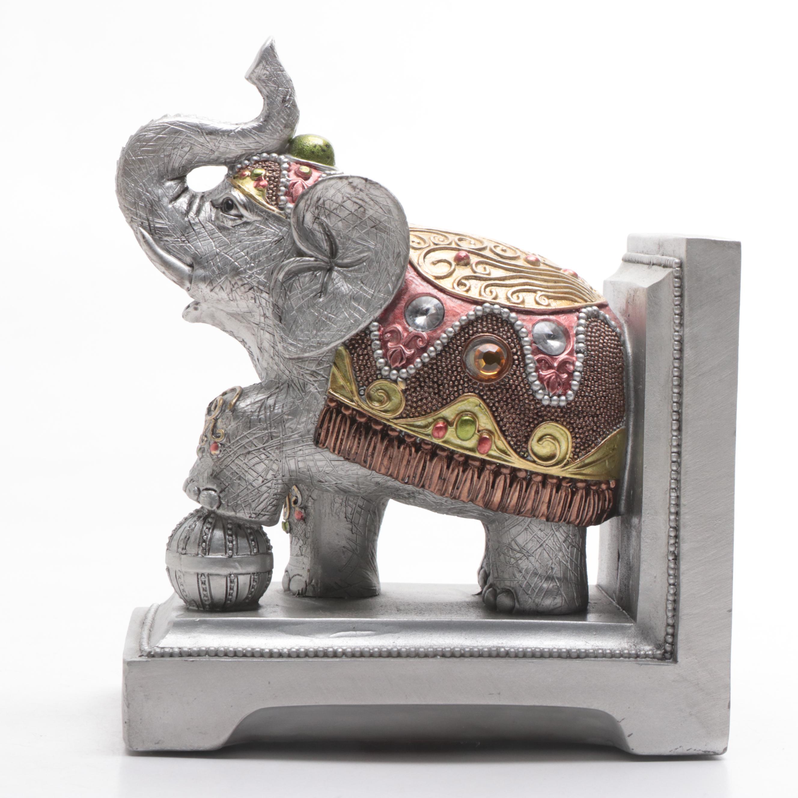 Ivory Dynasty Carved Resin Vase and Other Decor