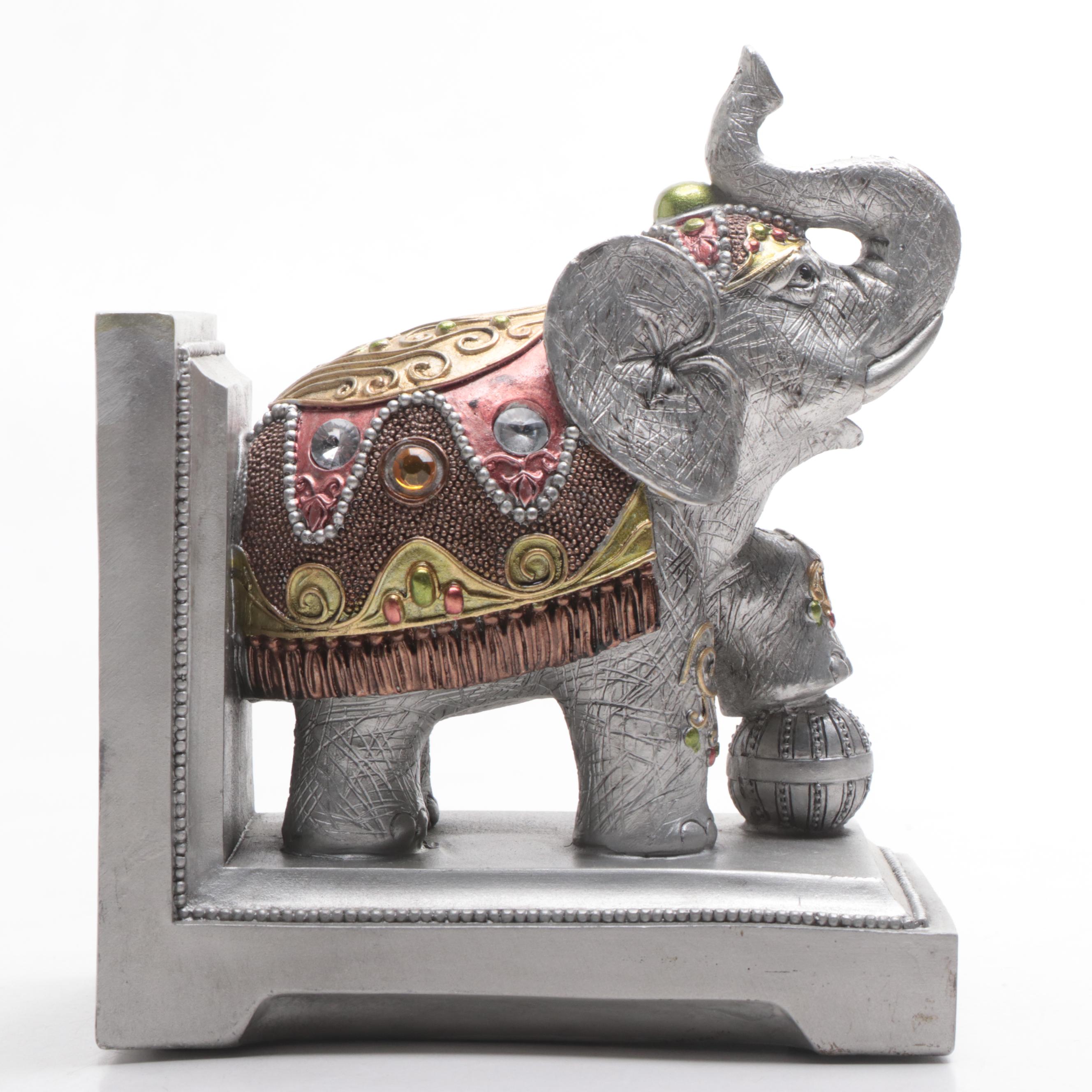 Ivory Dynasty Carved Resin Vase and Other Decor