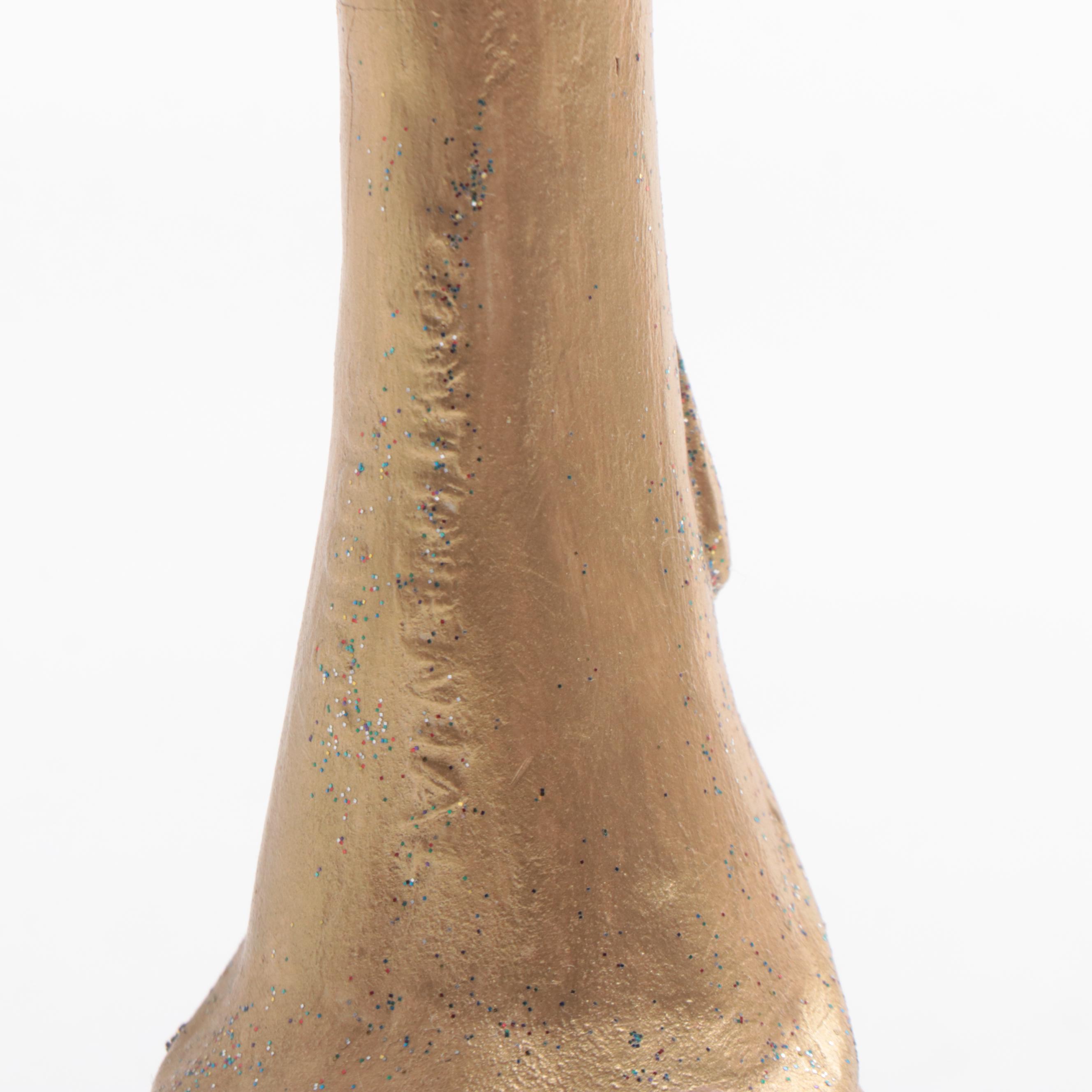 Ivory Dynasty Carved Resin Vase and Other Decor