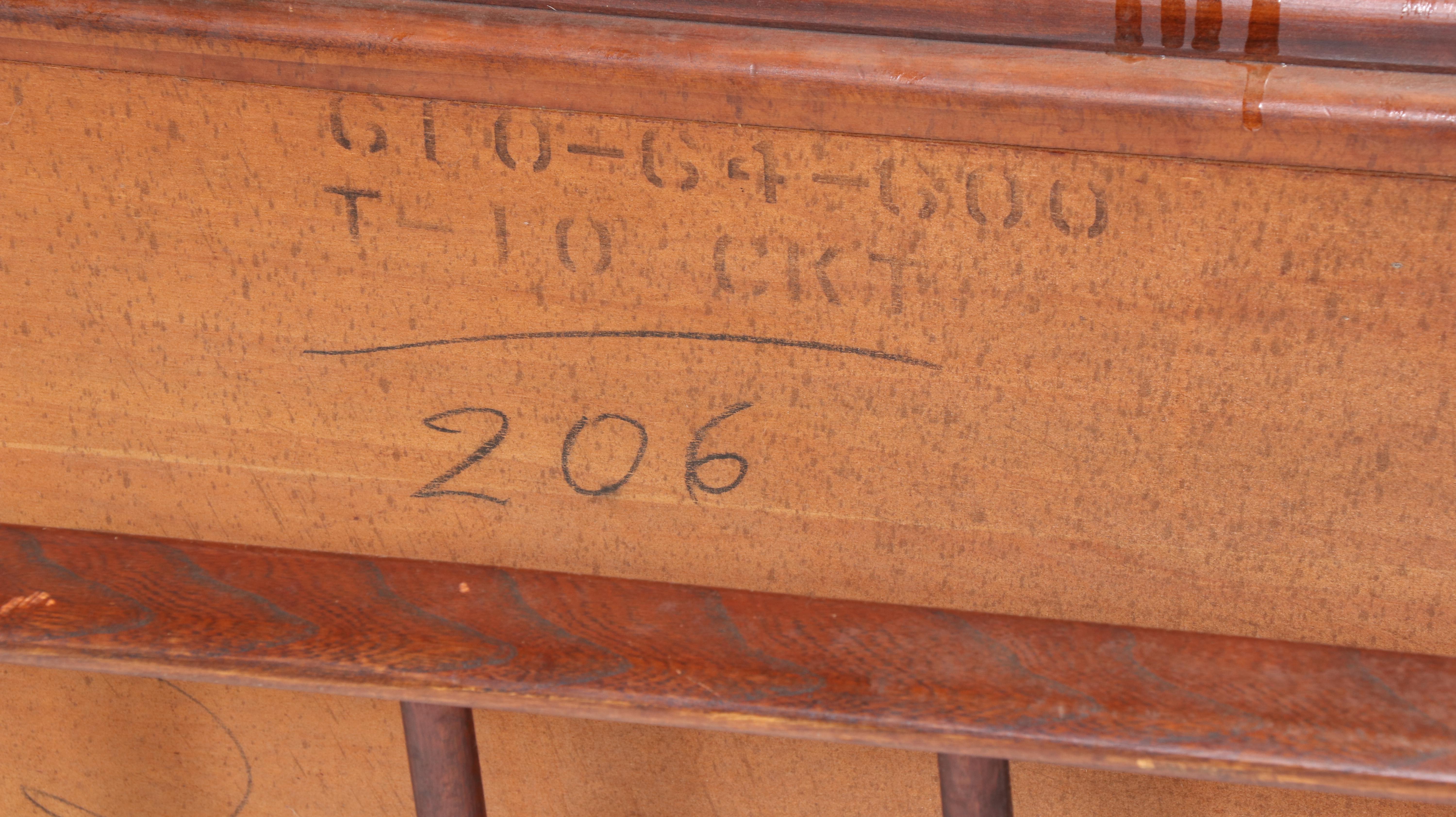 Mid Century Modern Walnut and Ash Coffee Table