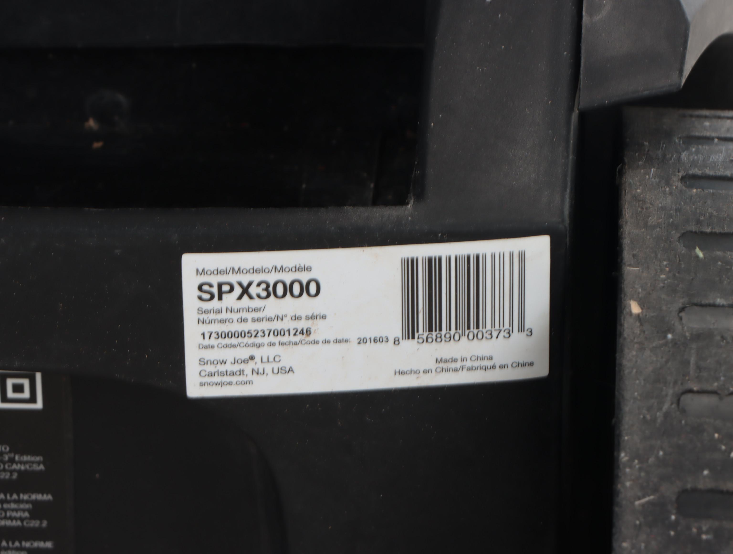 Sun Joe SPX3000 Electric Pressure Washer, 2016