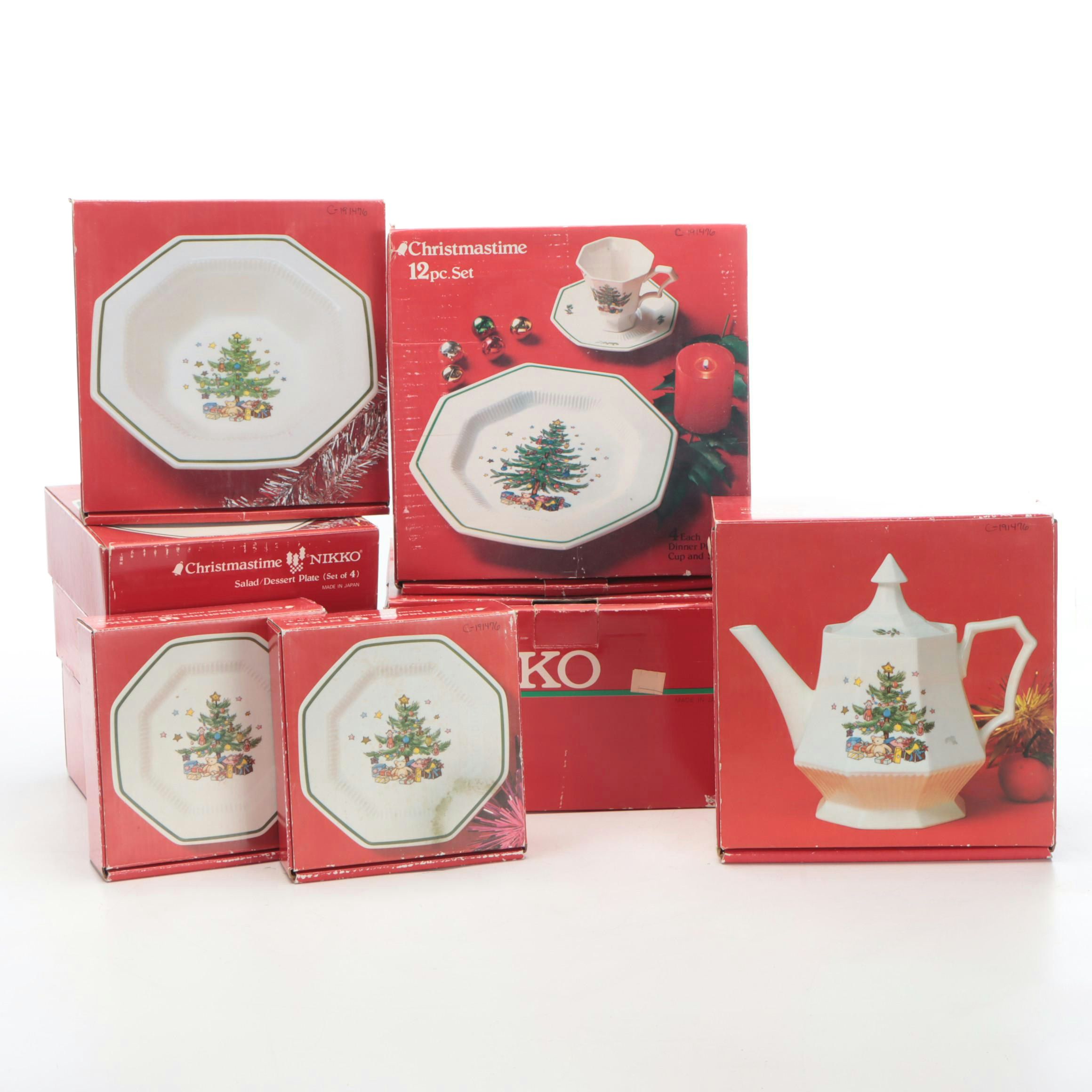 Nikko Classic Collection "Christmastime" Ceramic Dinnerware