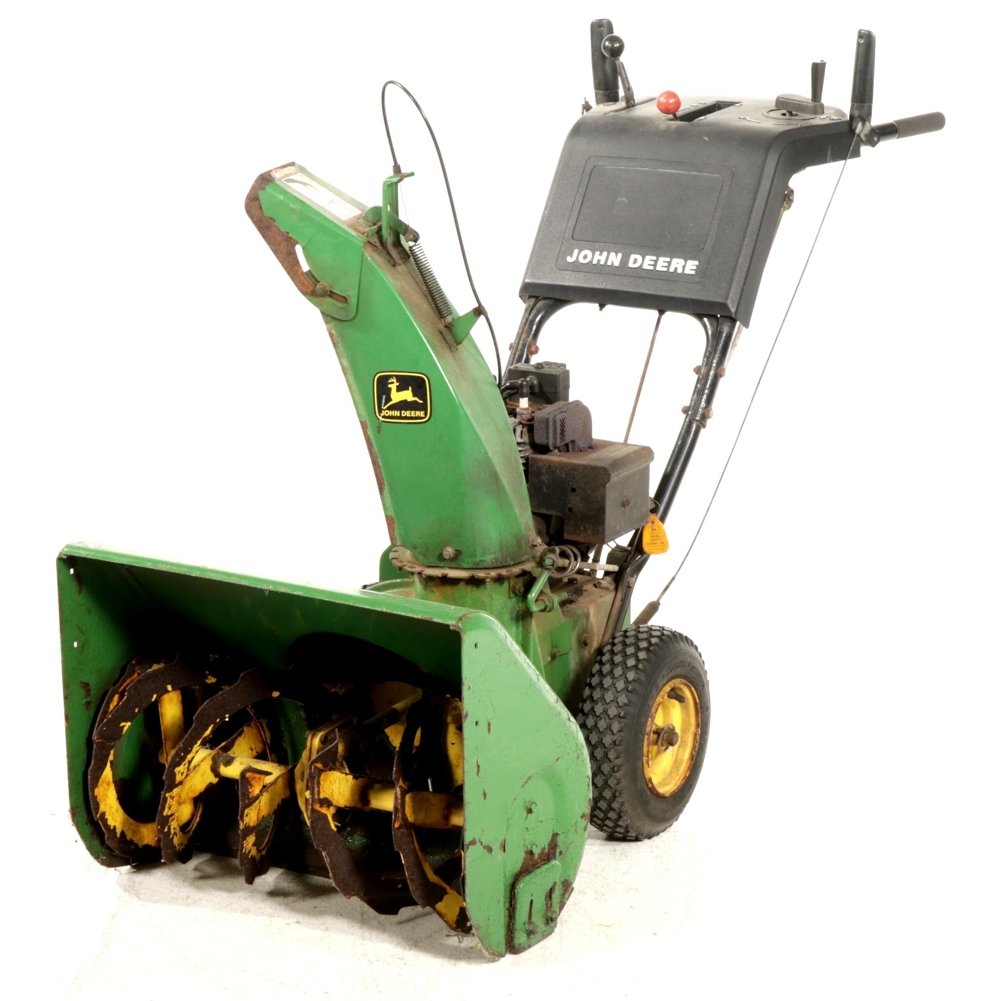 John Deere Model TRS24 Gas Powered Walk Behind Snow Blower