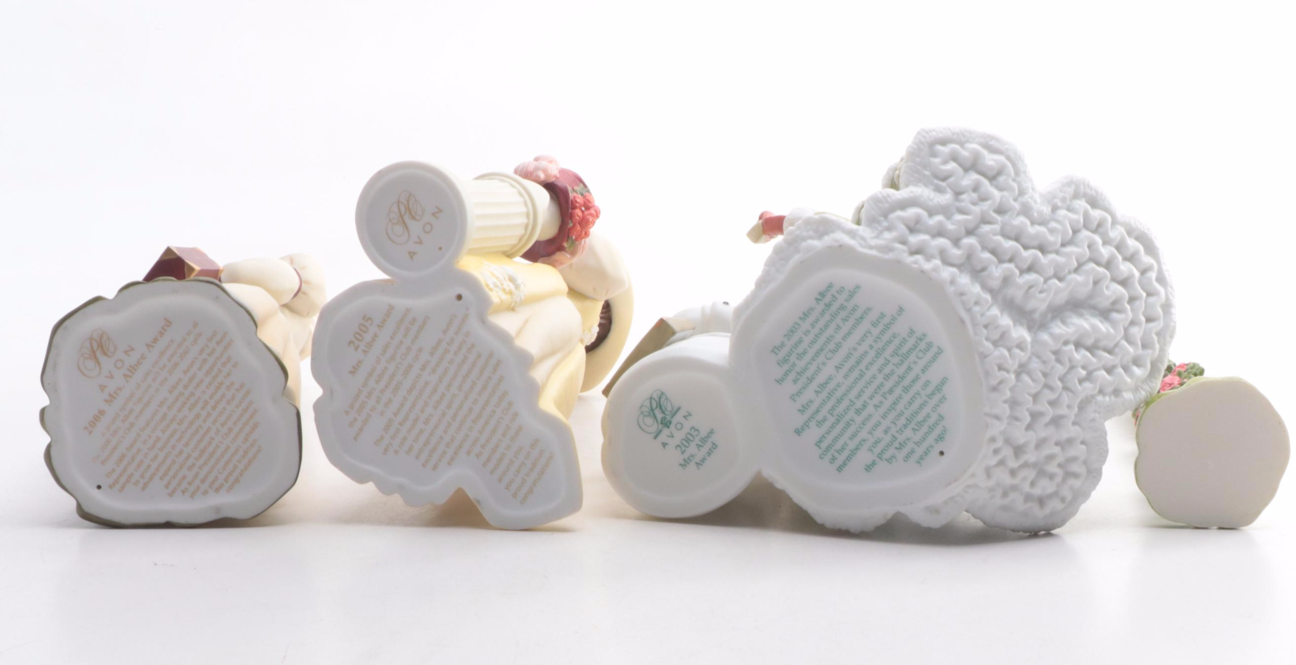 Avon "Mrs. Albee Award," "President's Club" and More Figurines