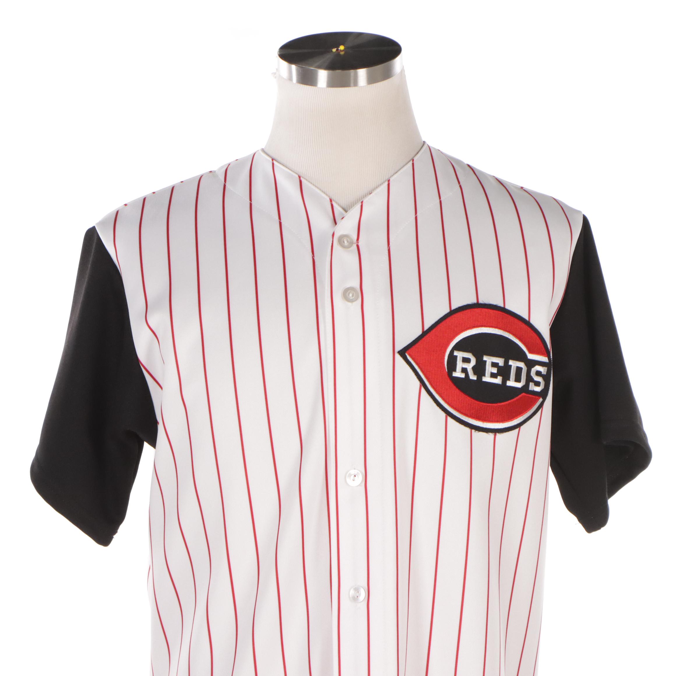 Nike Cincinnati Reds Dri-Fit Zip Jacket and Cincinnati Reds Dunn #44 Jersey