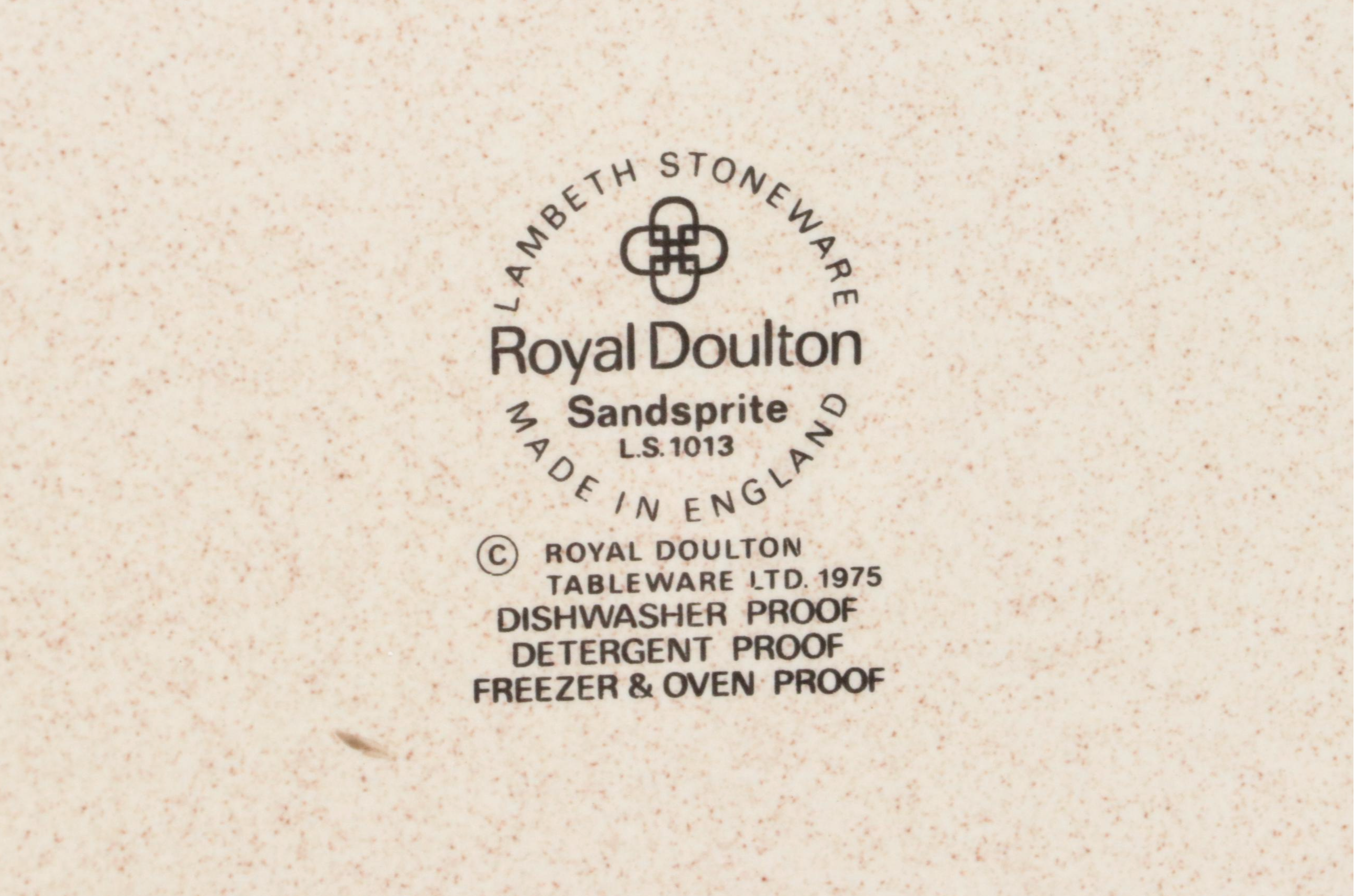 Royal Doulton "Sandsprite" Stoneware Dinnerware and Serveware