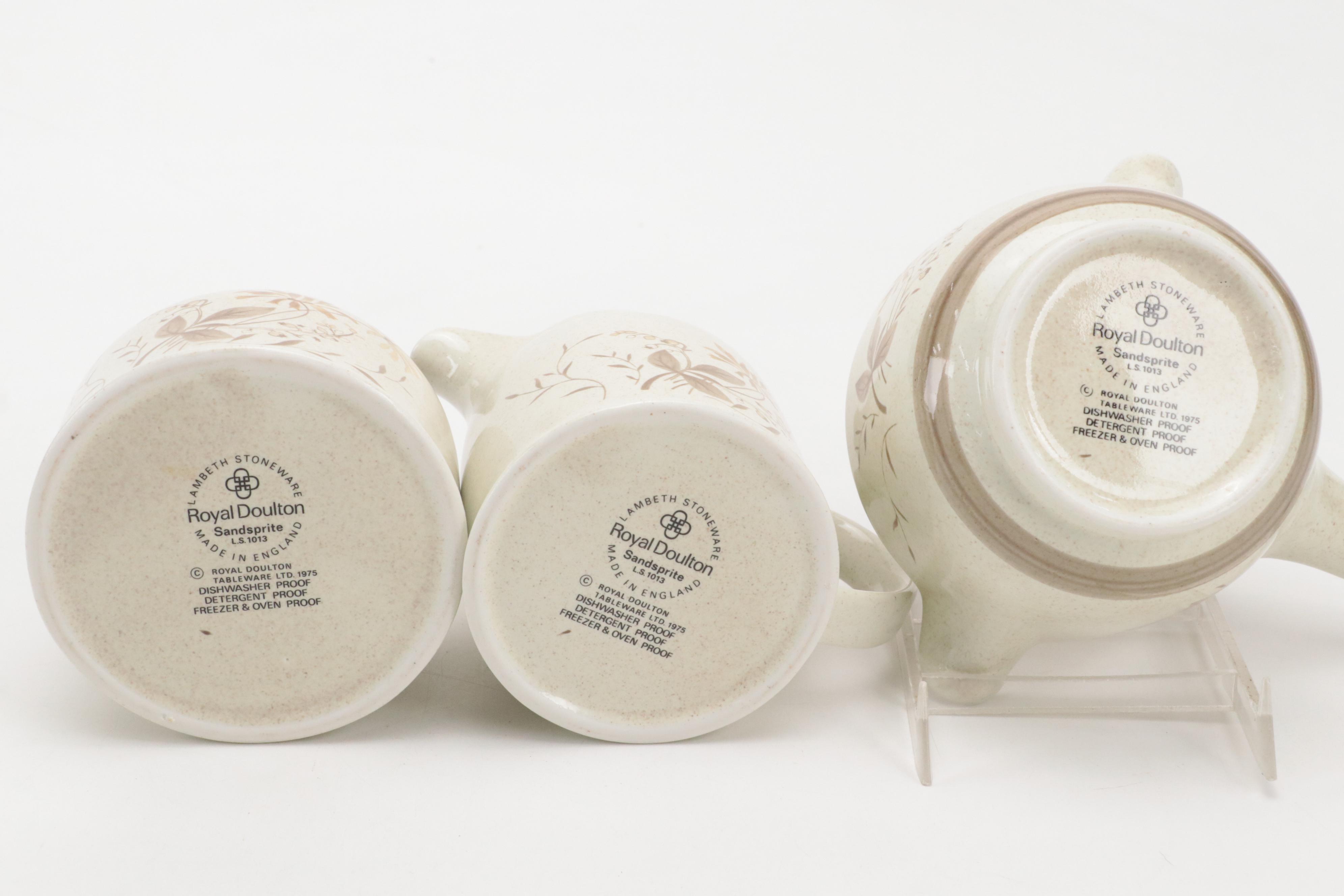 Royal Doulton "Sandsprite" Stoneware Dinnerware and Serveware