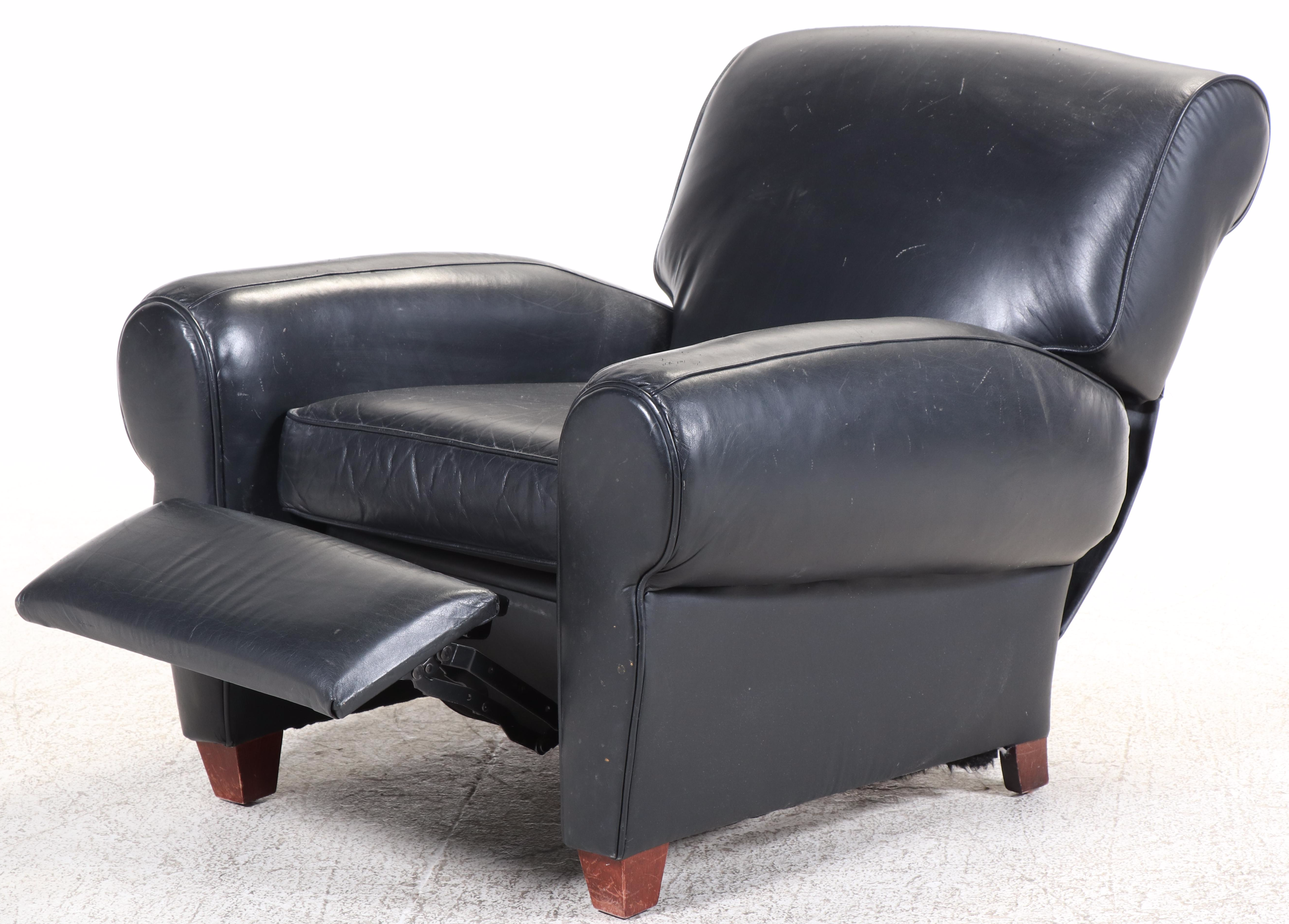 BarcaLounger Leather Club Chair Style Recliner