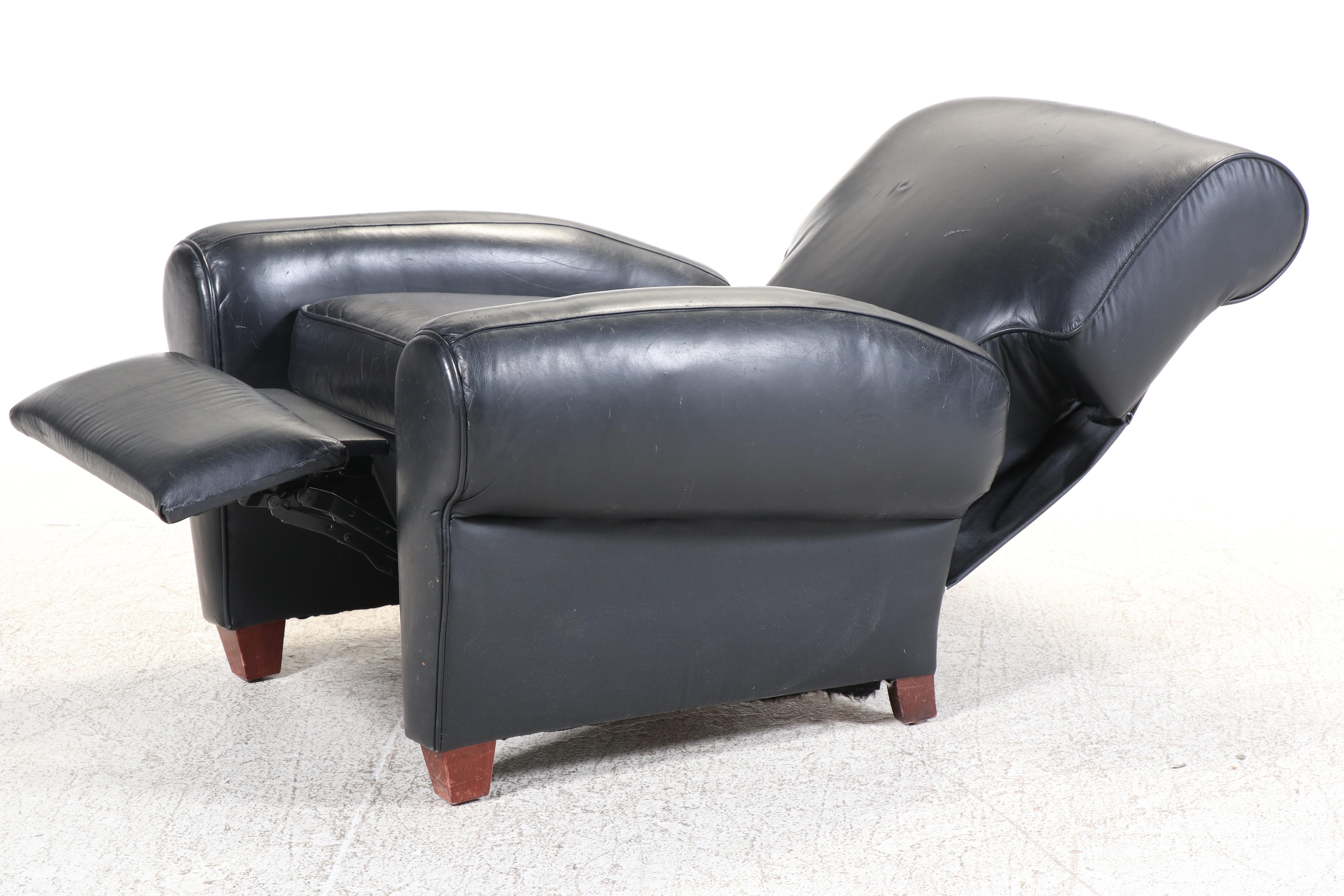 BarcaLounger Leather Club Chair Style Recliner