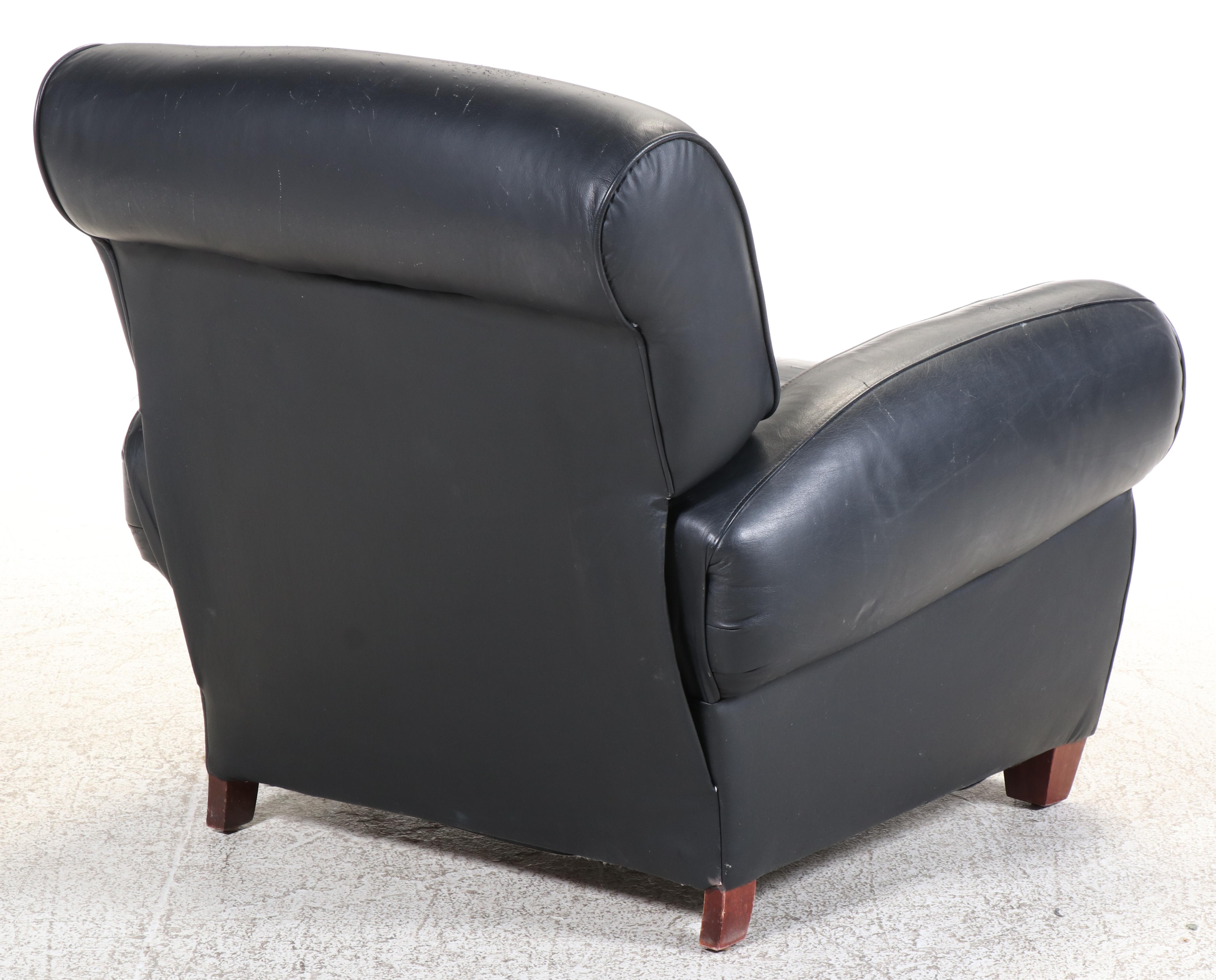 BarcaLounger Leather Club Chair Style Recliner