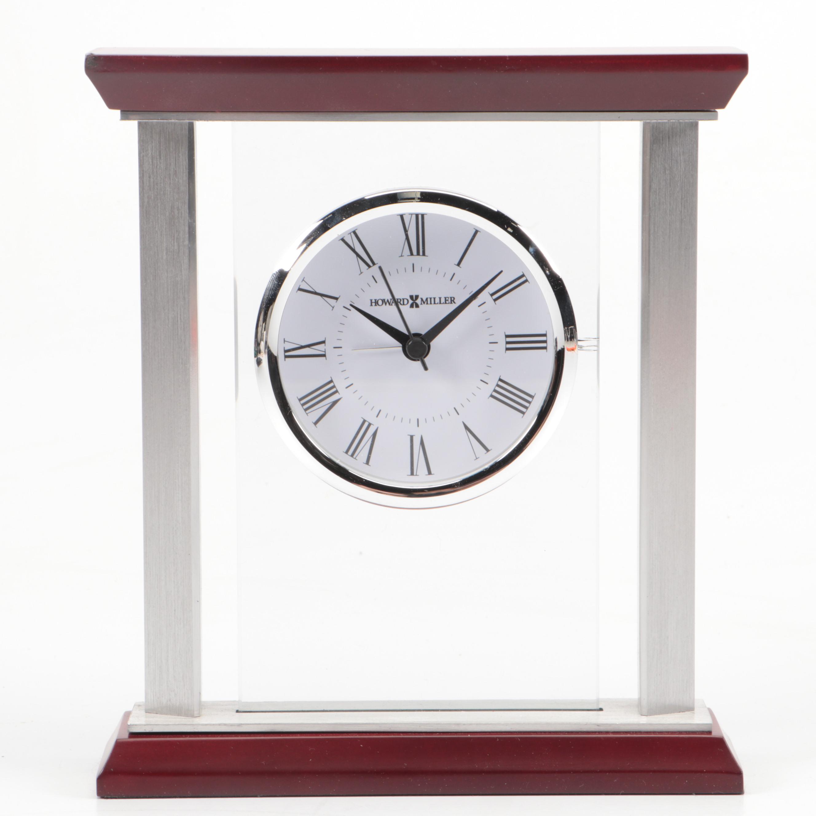 Howard Miller Loman Mantel Clock and Micah Desk Clock