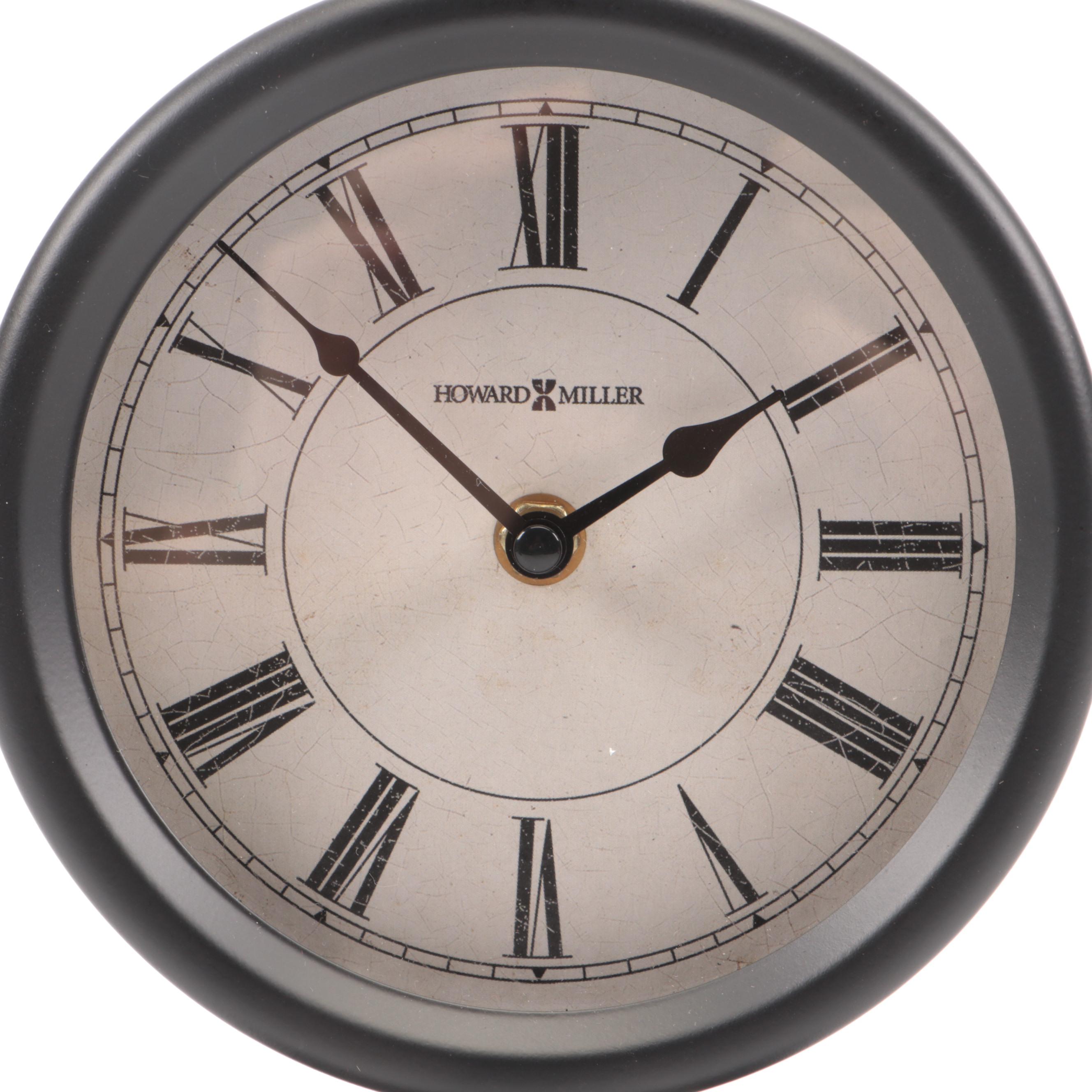 Howard Miller Loman Mantel Clock and Micah Desk Clock