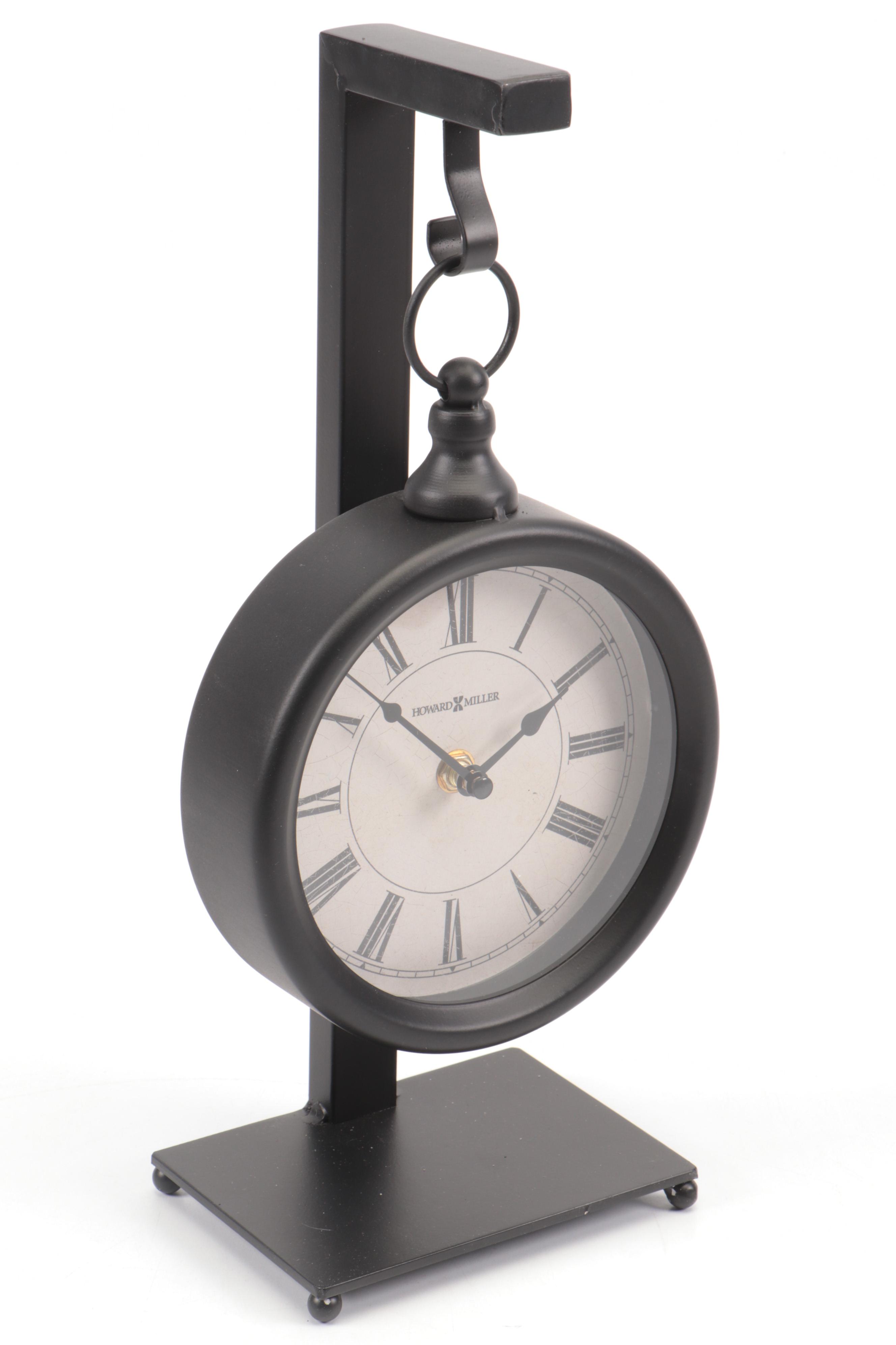 Howard Miller Loman Mantel Clock and Micah Desk Clock