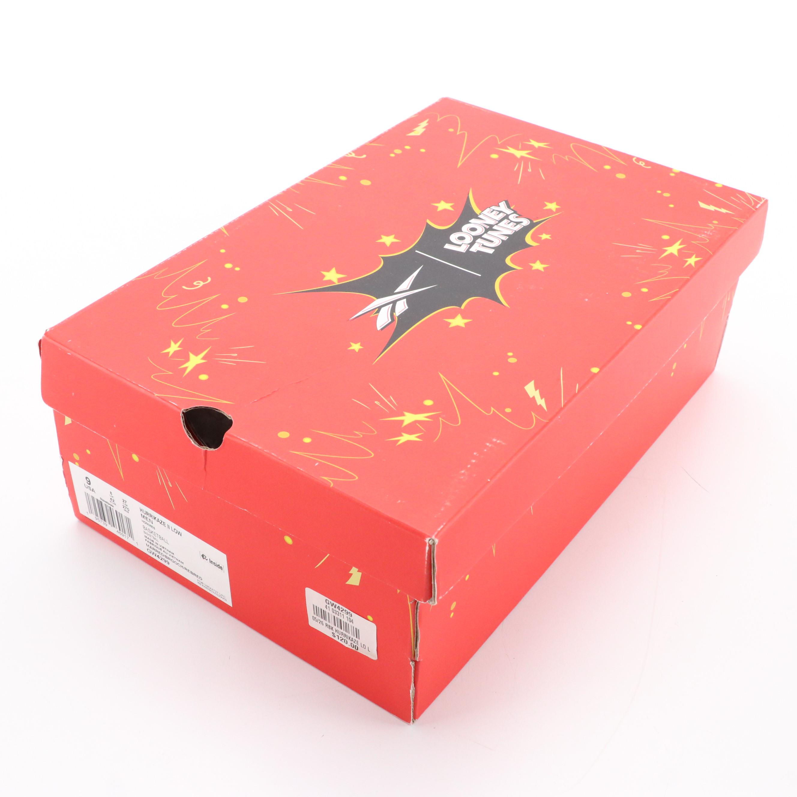 Men's Reebok x Looney Tunes Hurrikaze II Basketball Shoes w/ Box, New With Tags