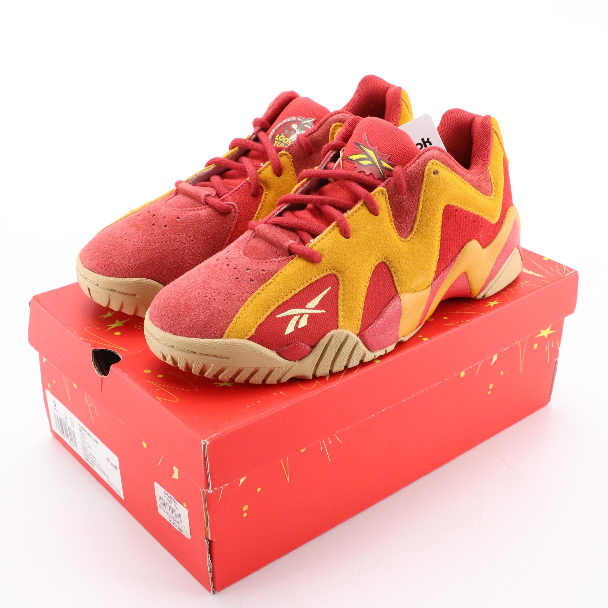 Men's Reebok x Looney Tunes Hurrikaze II Basketball Shoes w/ Box, New With Tags